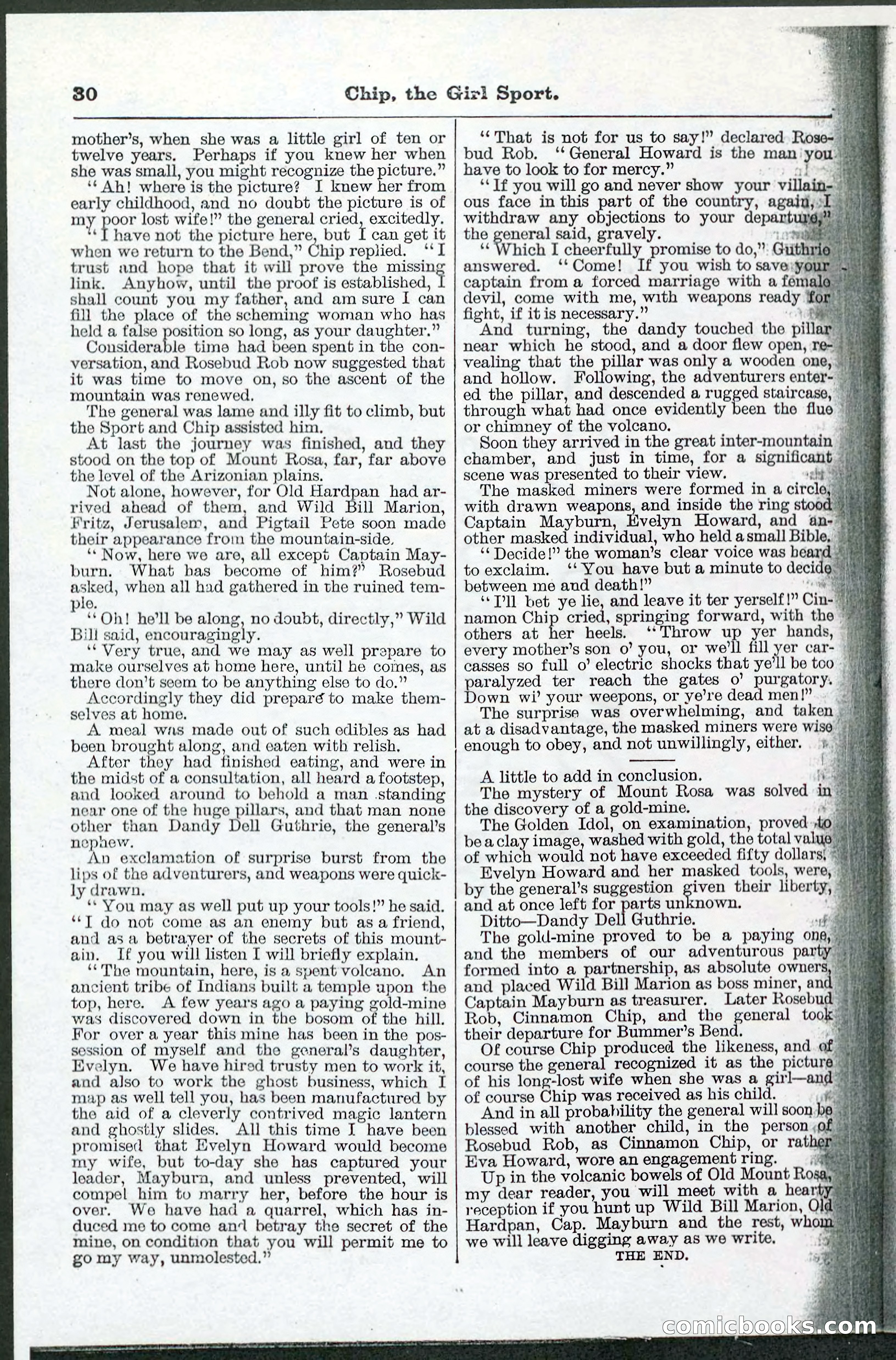 Beadle's Pocket Library No. 103 — page 30 of 32