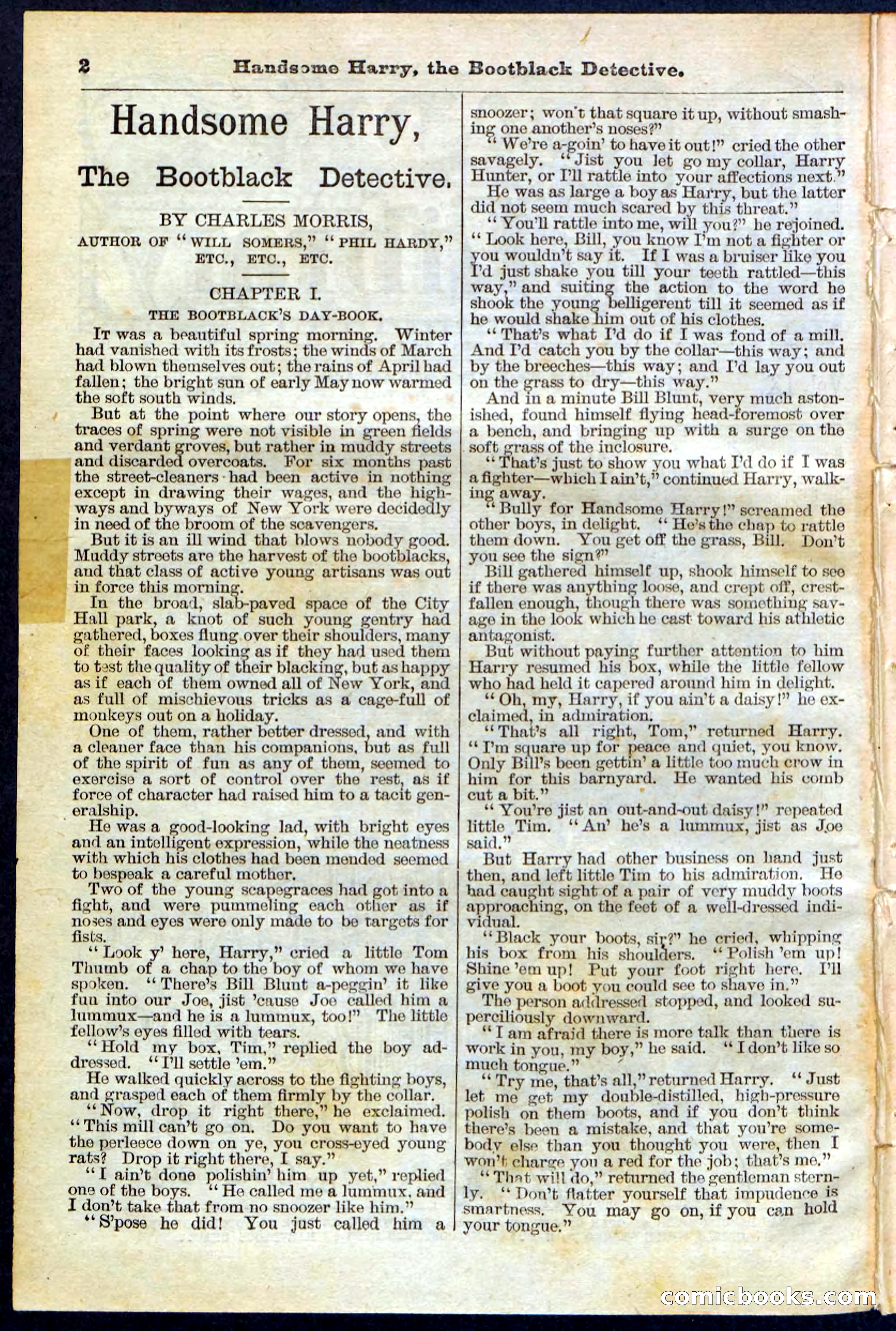 Beadle's Pocket Library, Vol. IX, No. 105 — page 2 of 32