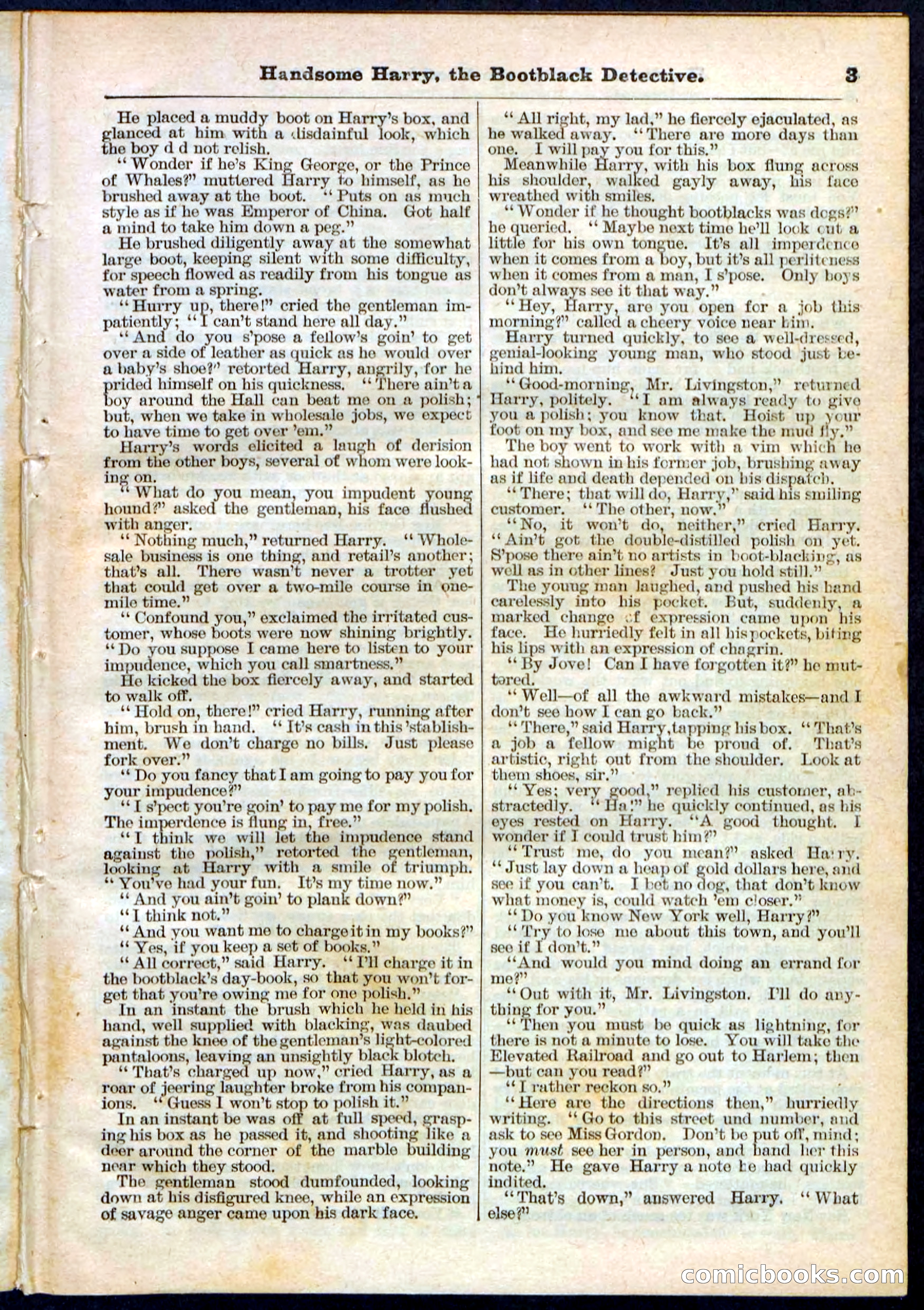 Beadle's Pocket Library, Vol. IX, No. 105 — page 3 of 32
