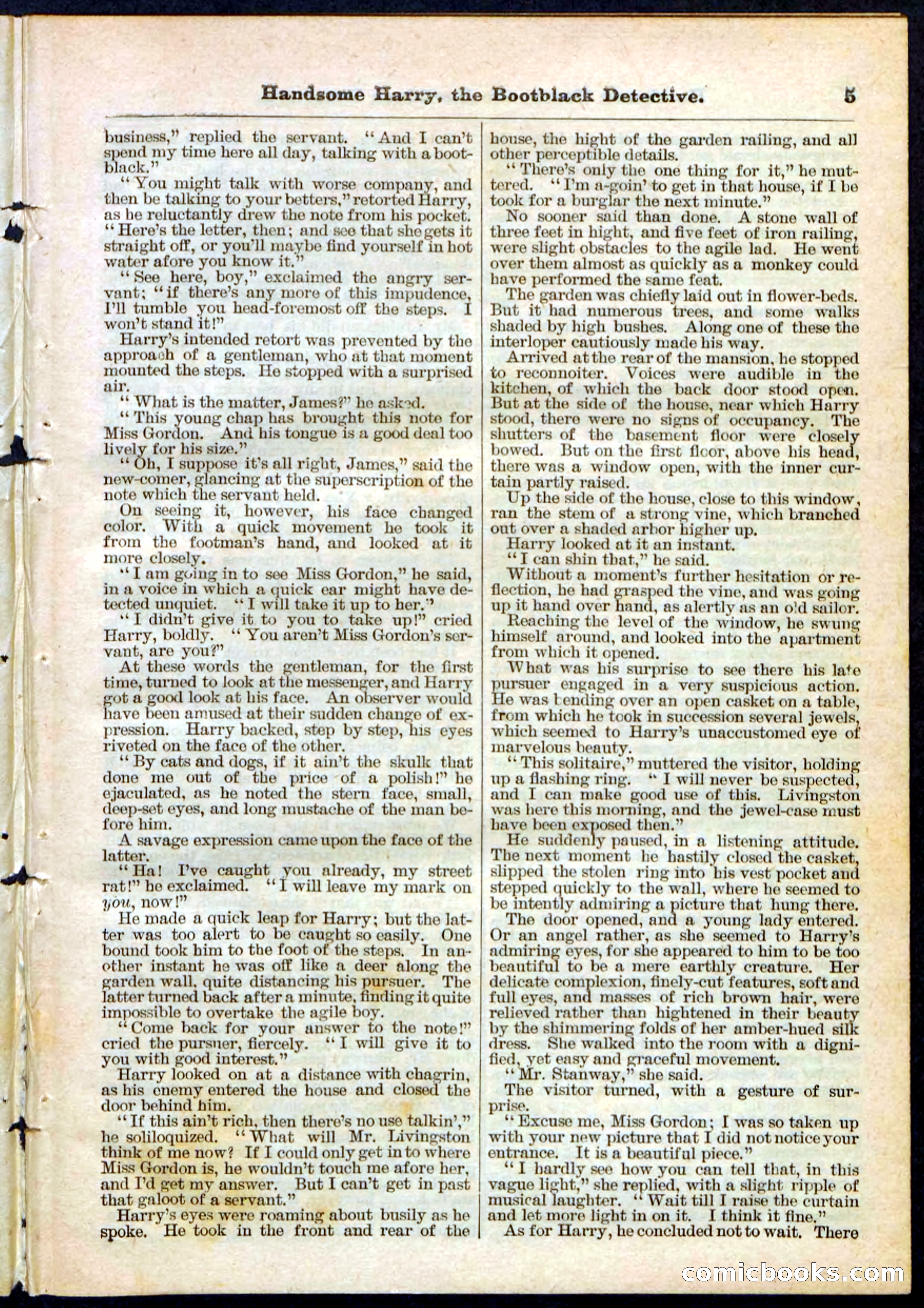 Beadle's Pocket Library, Vol. IX, No. 105 — page 5 of 32