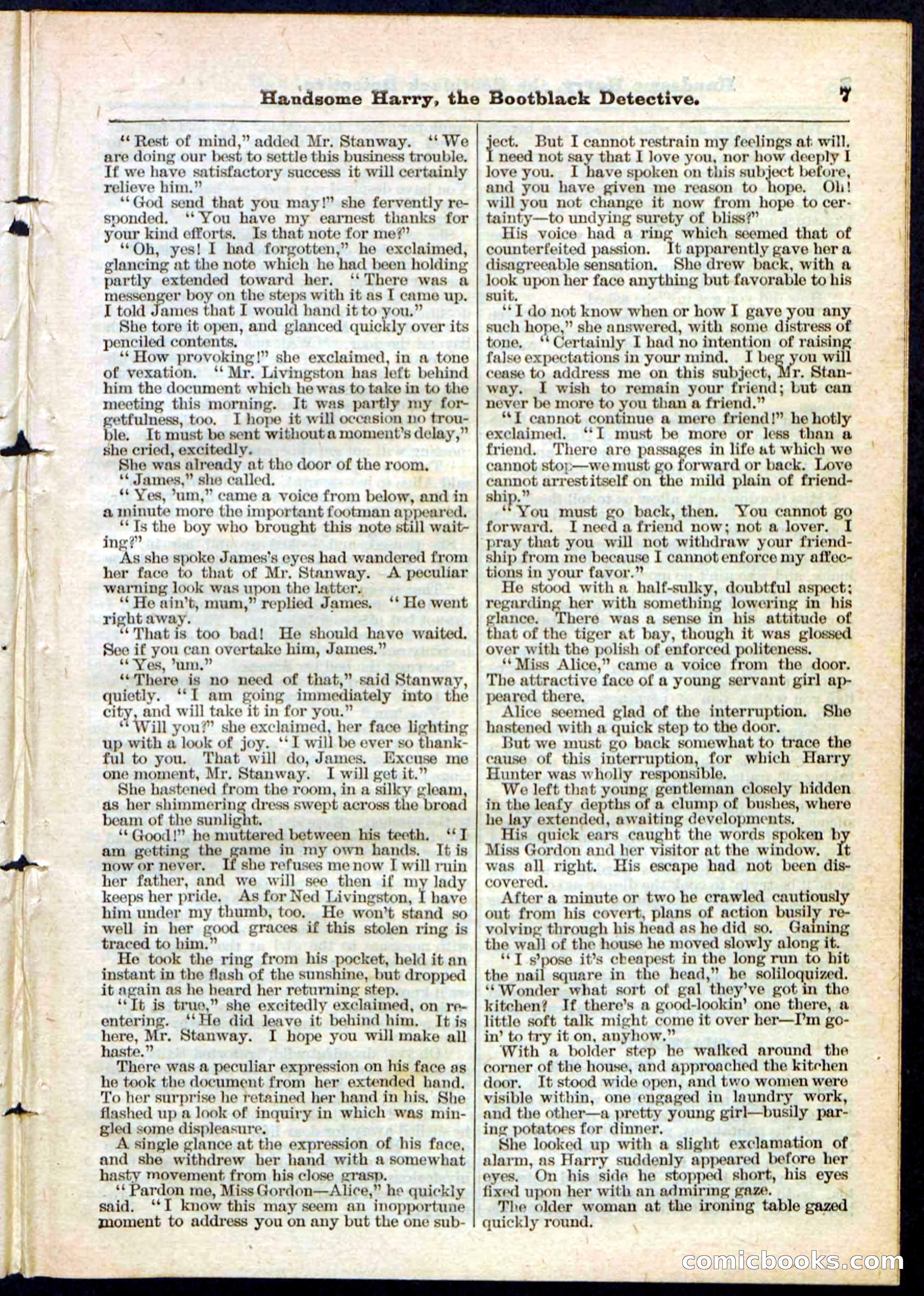 Beadle's Pocket Library, Vol. IX, No. 105 — page 7 of 32