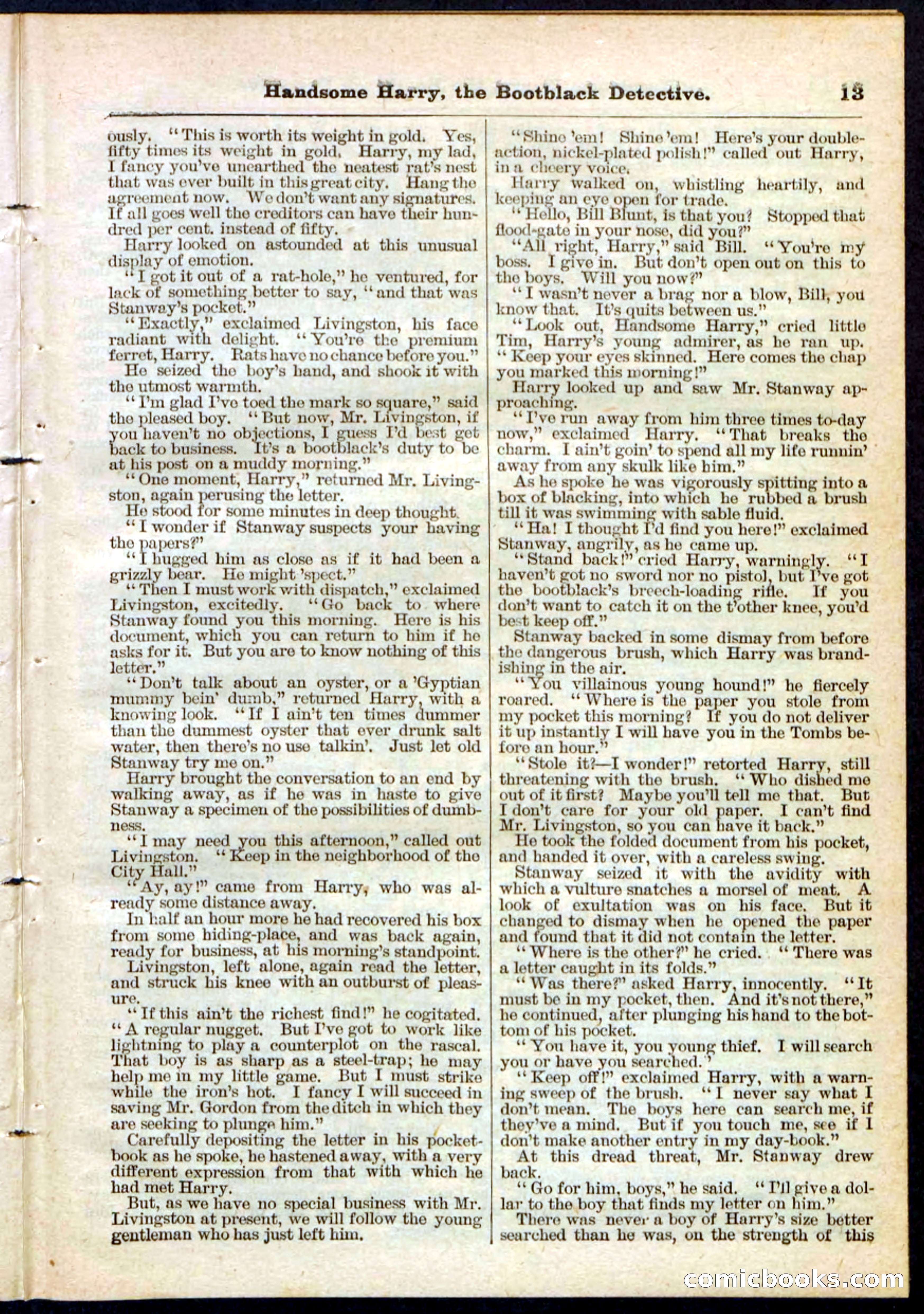 Beadle's Pocket Library, Vol. IX, No. 105 — page 13 of 32