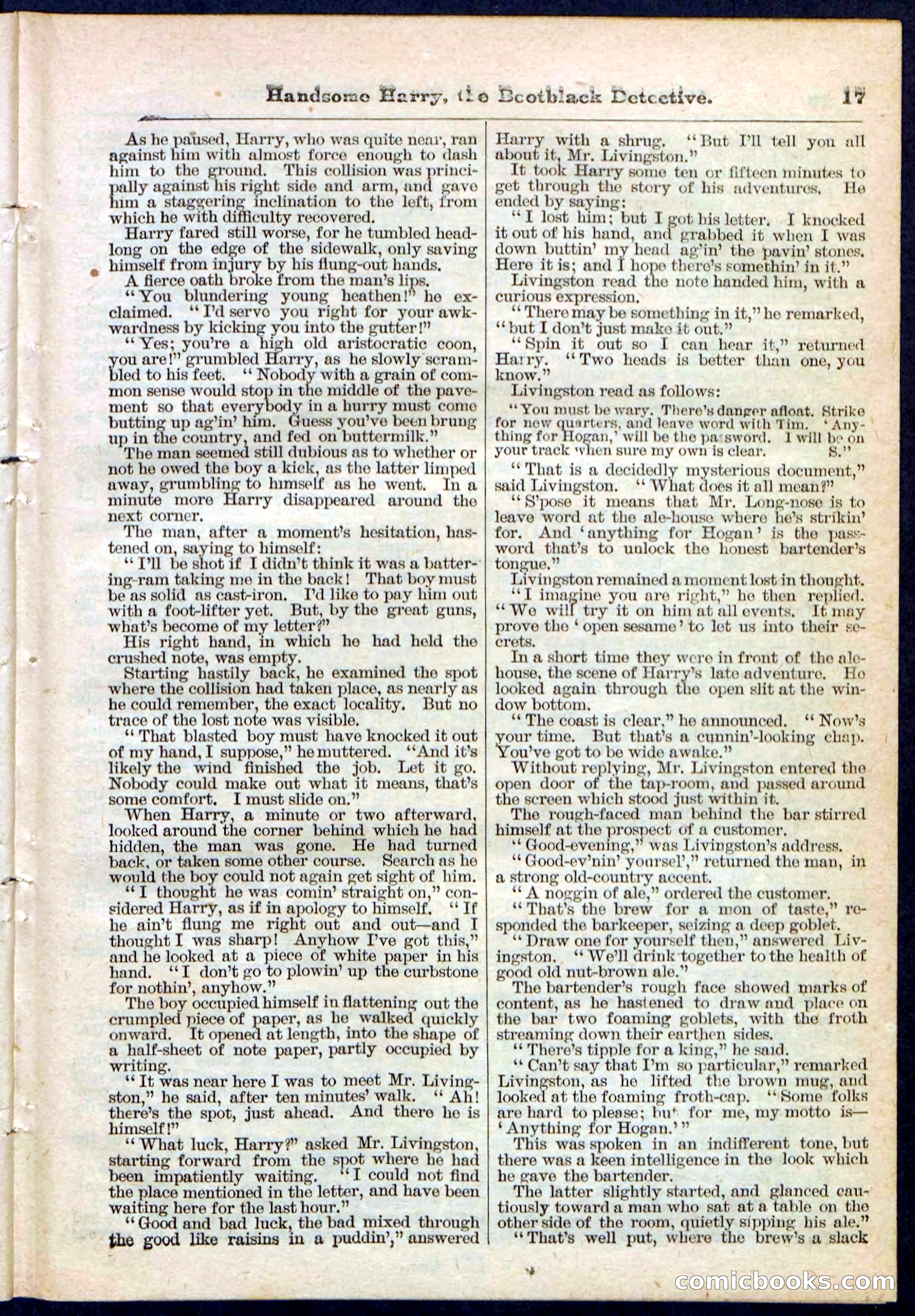 Beadle's Pocket Library, Vol. IX, No. 105 — page 17 of 32