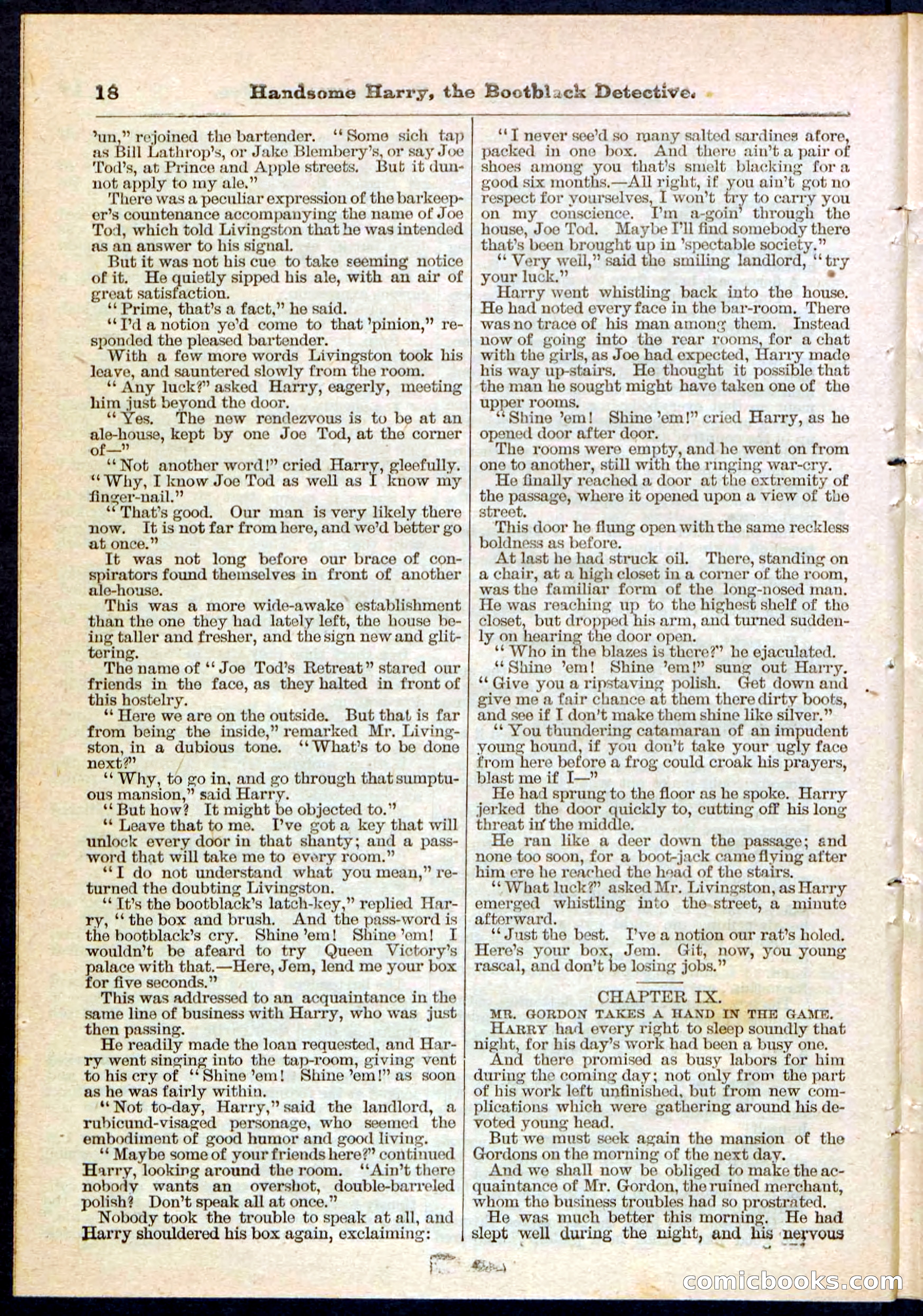 Beadle's Pocket Library, Vol. IX, No. 105 — page 18 of 32