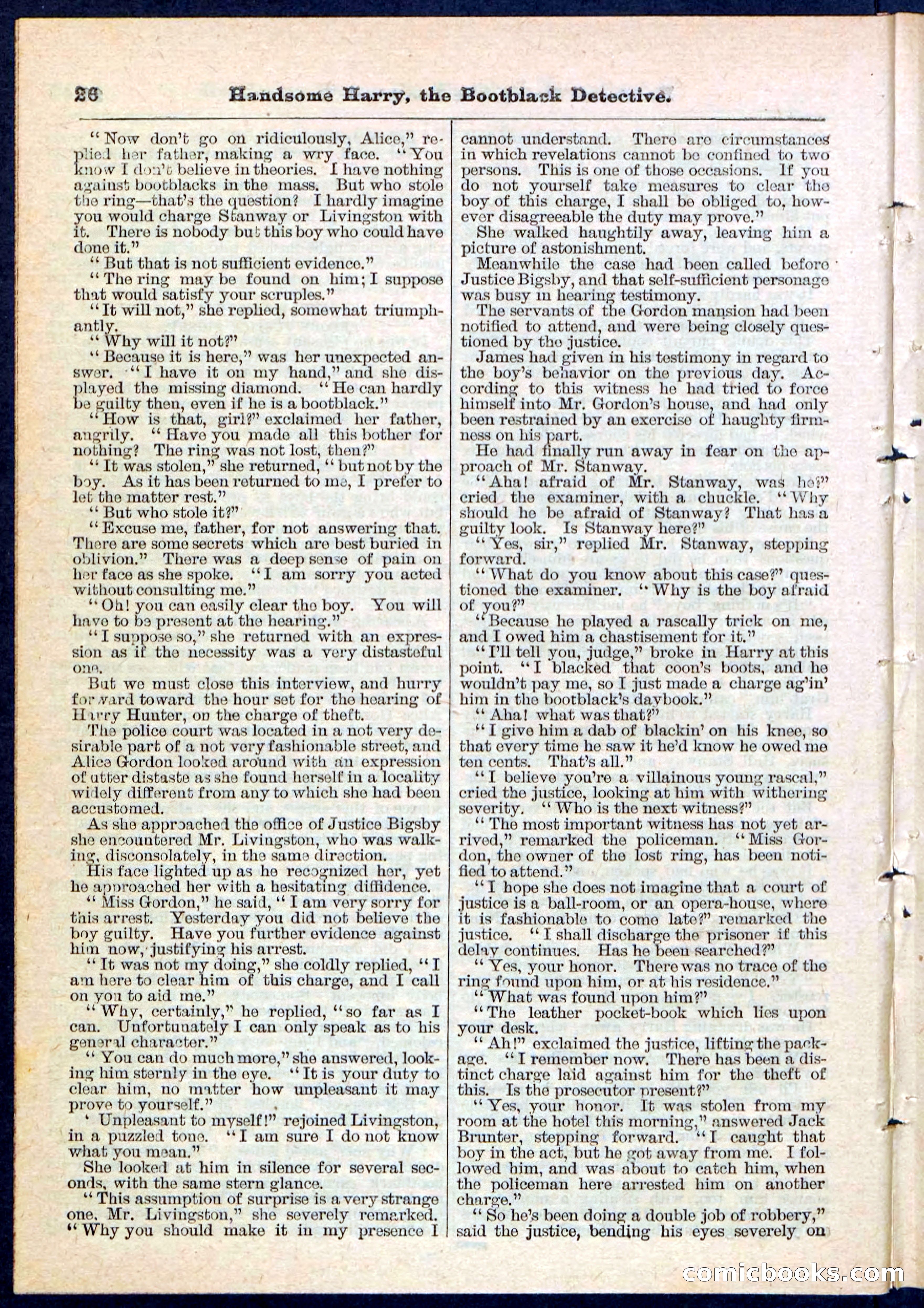 Beadle's Pocket Library, Vol. IX, No. 105 — page 26 of 32