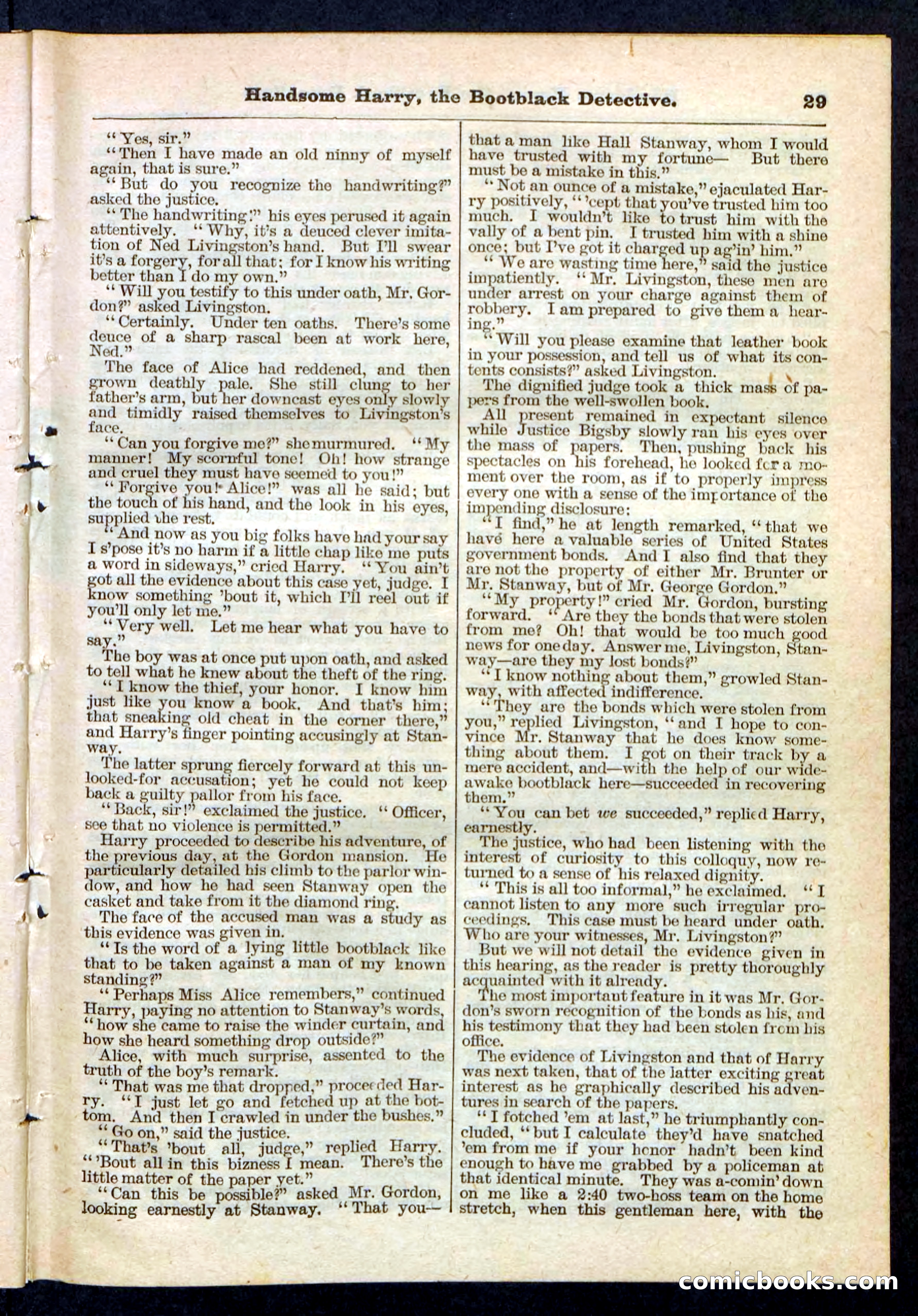 Beadle's Pocket Library, Vol. IX, No. 105 — page 29 of 32