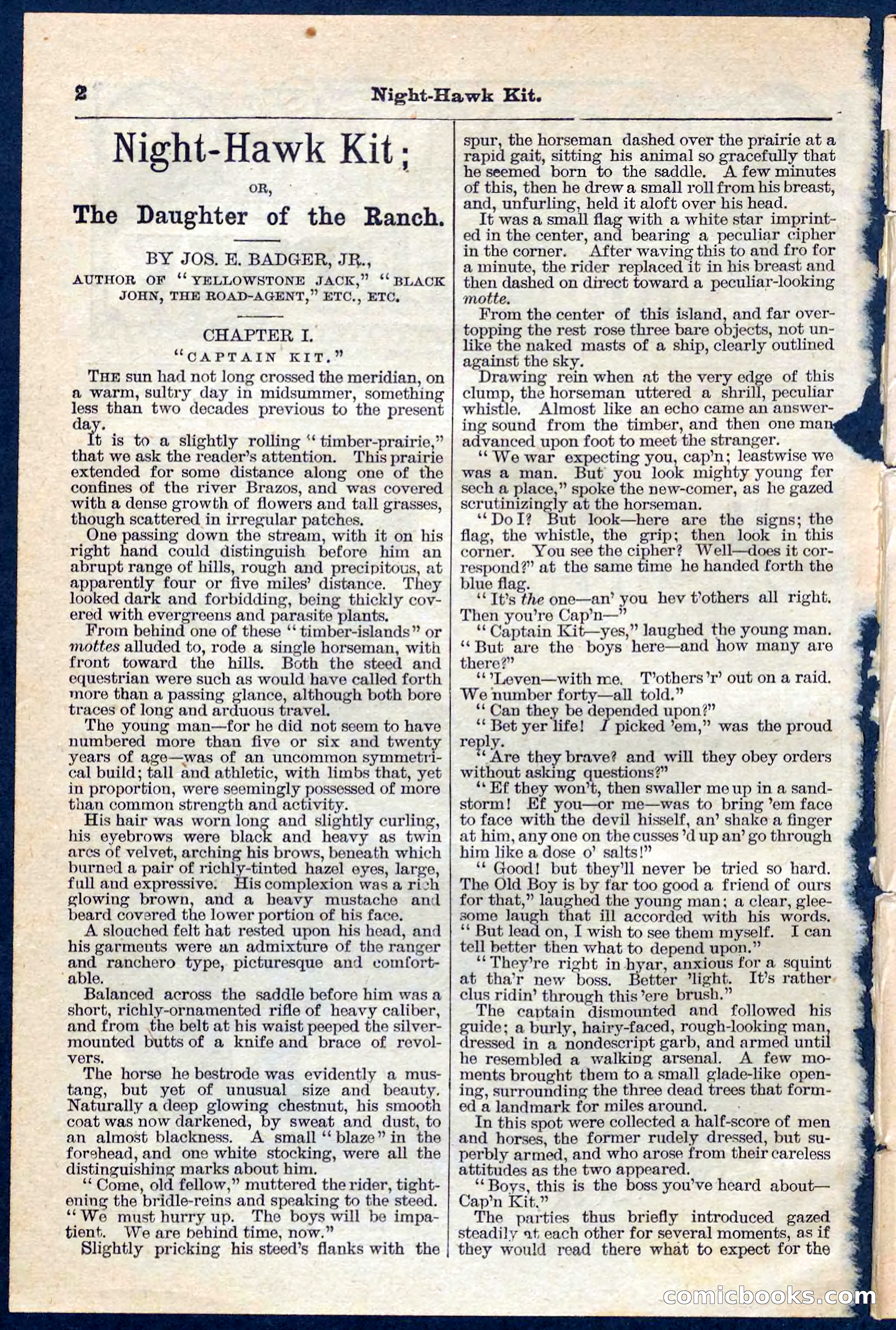 Beadle's Pocket Library No. 106 — page 2 of 32