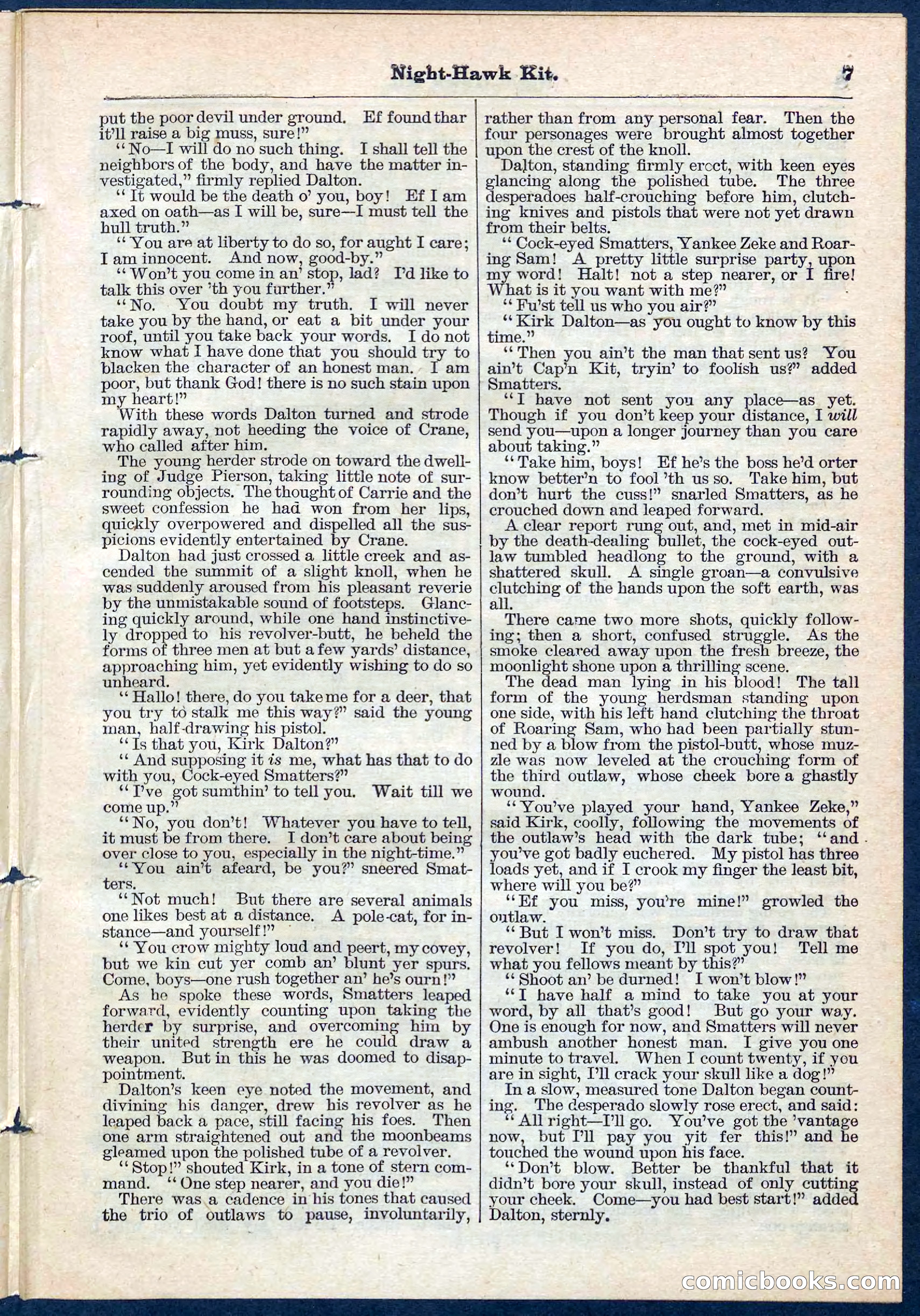 Beadle's Pocket Library No. 106 — page 7 of 32