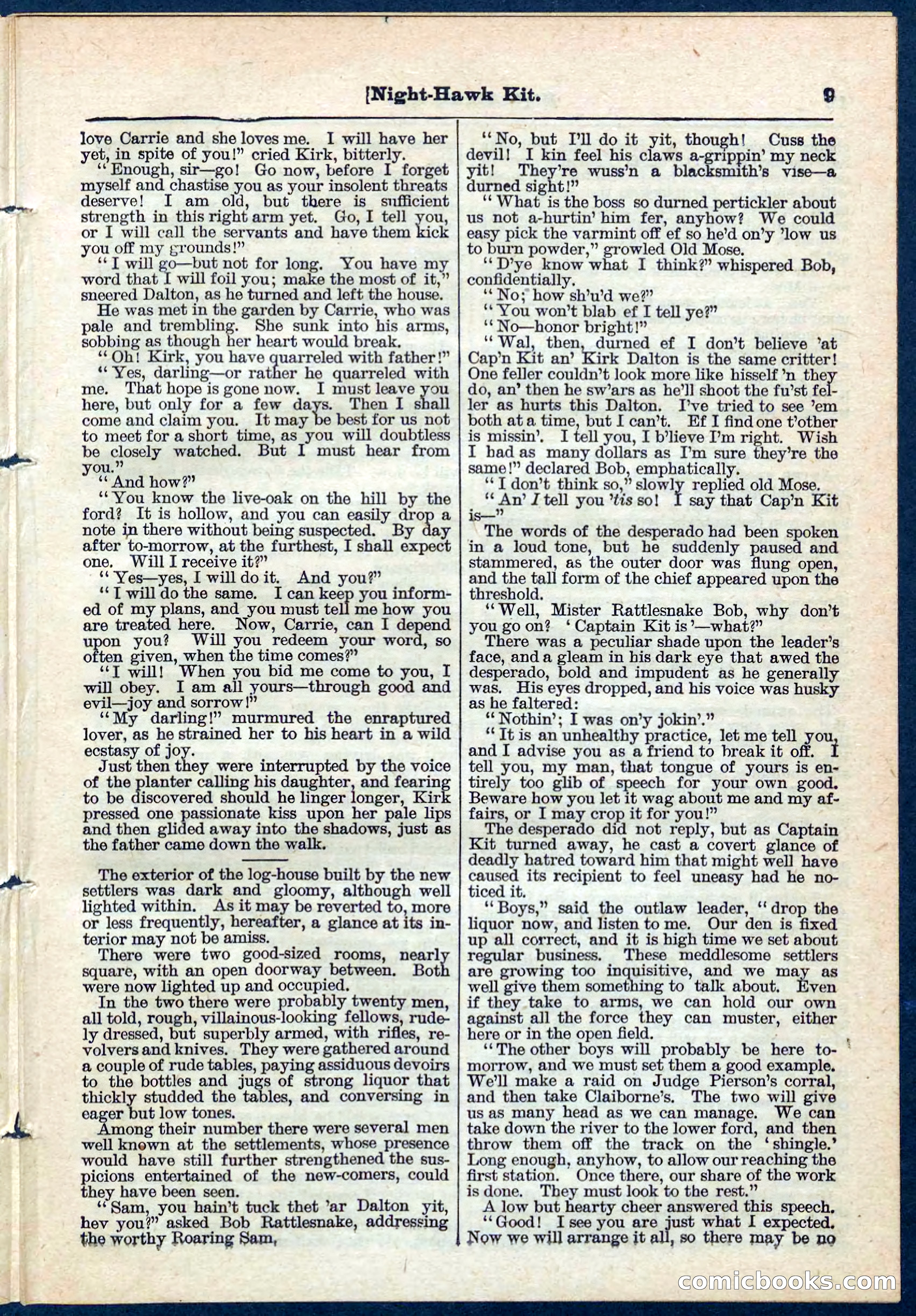 Beadle's Pocket Library No. 106 — page 9 of 32