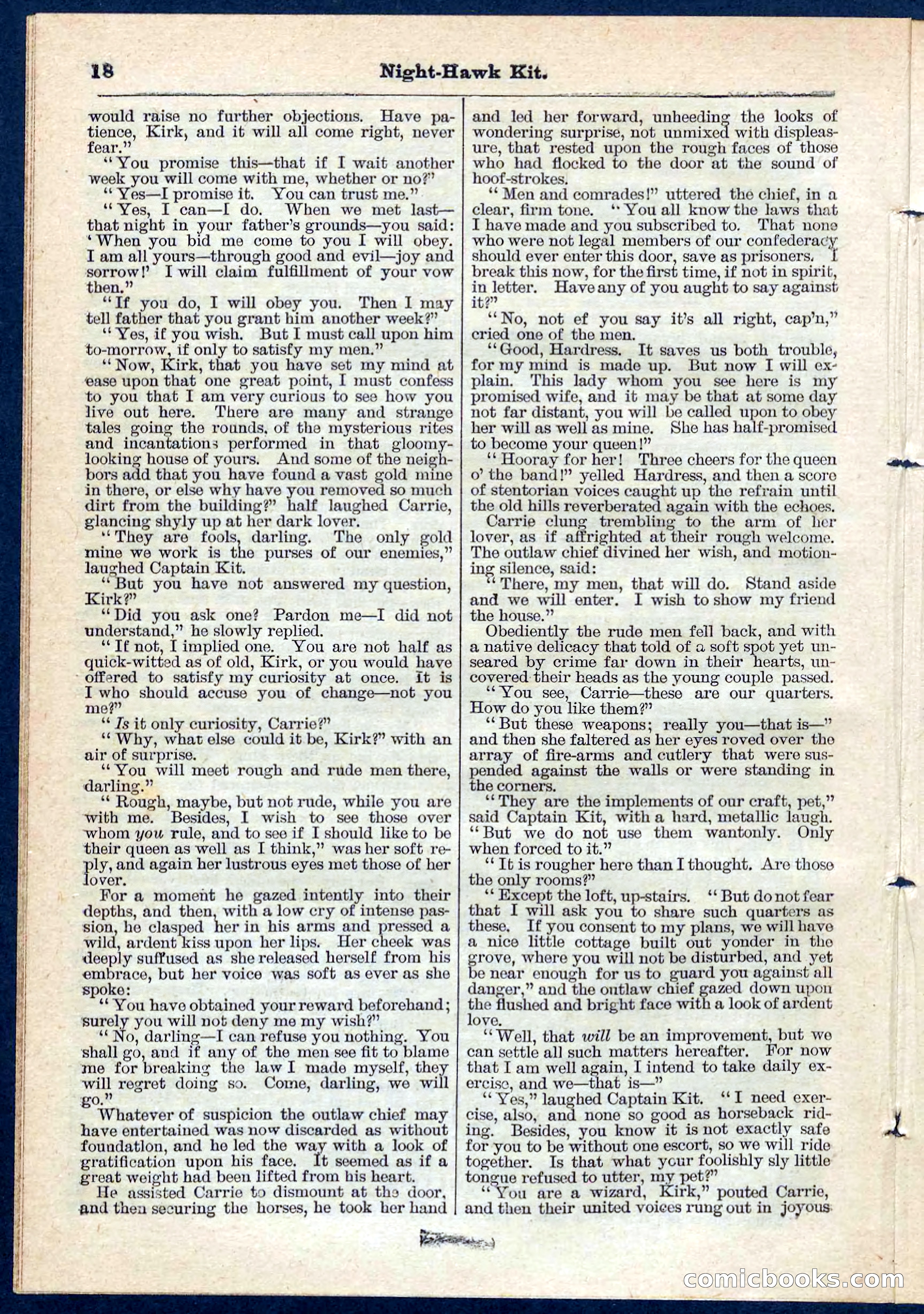 Beadle's Pocket Library No. 106 — page 18 of 32