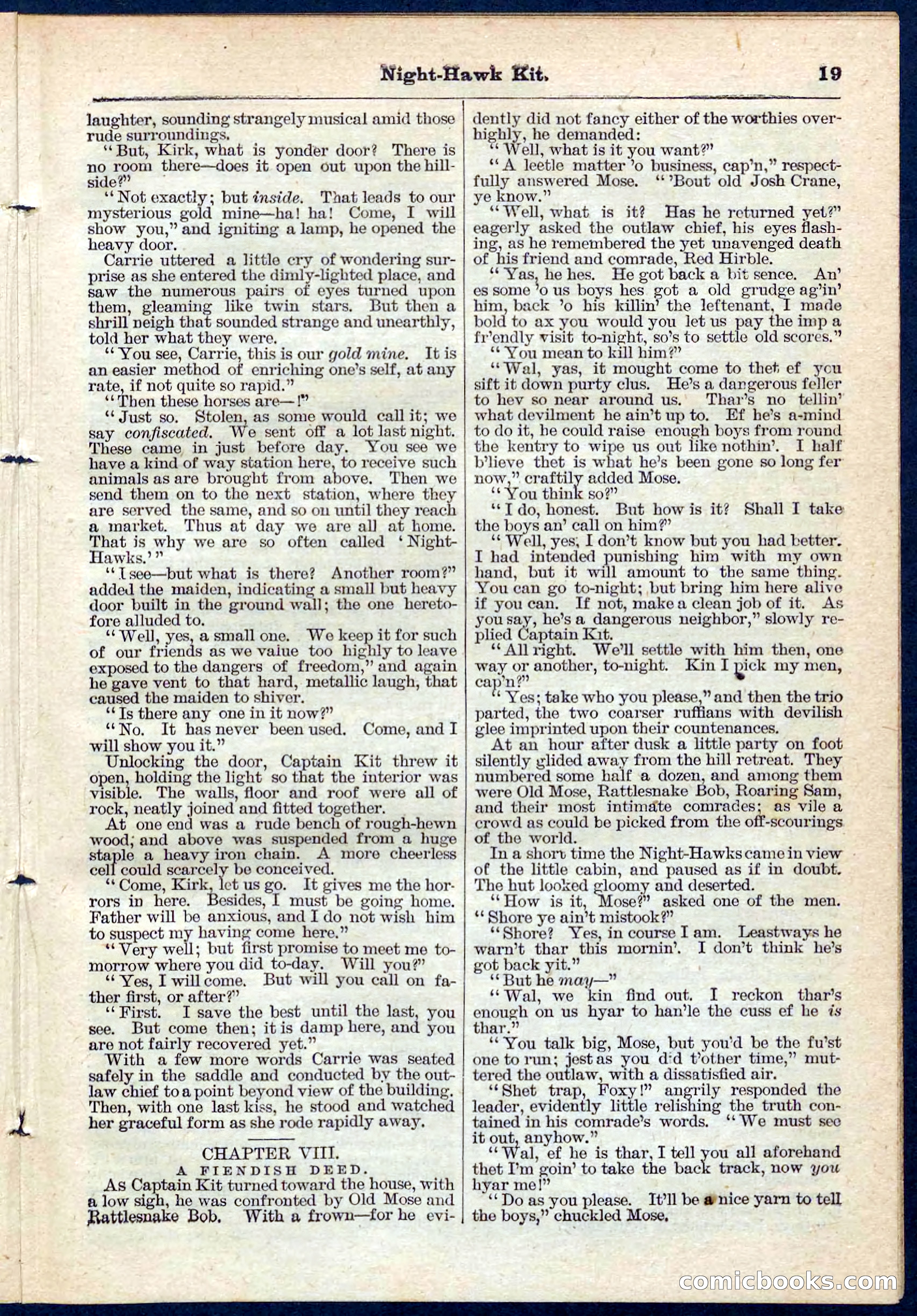 Beadle's Pocket Library No. 106 — page 19 of 32