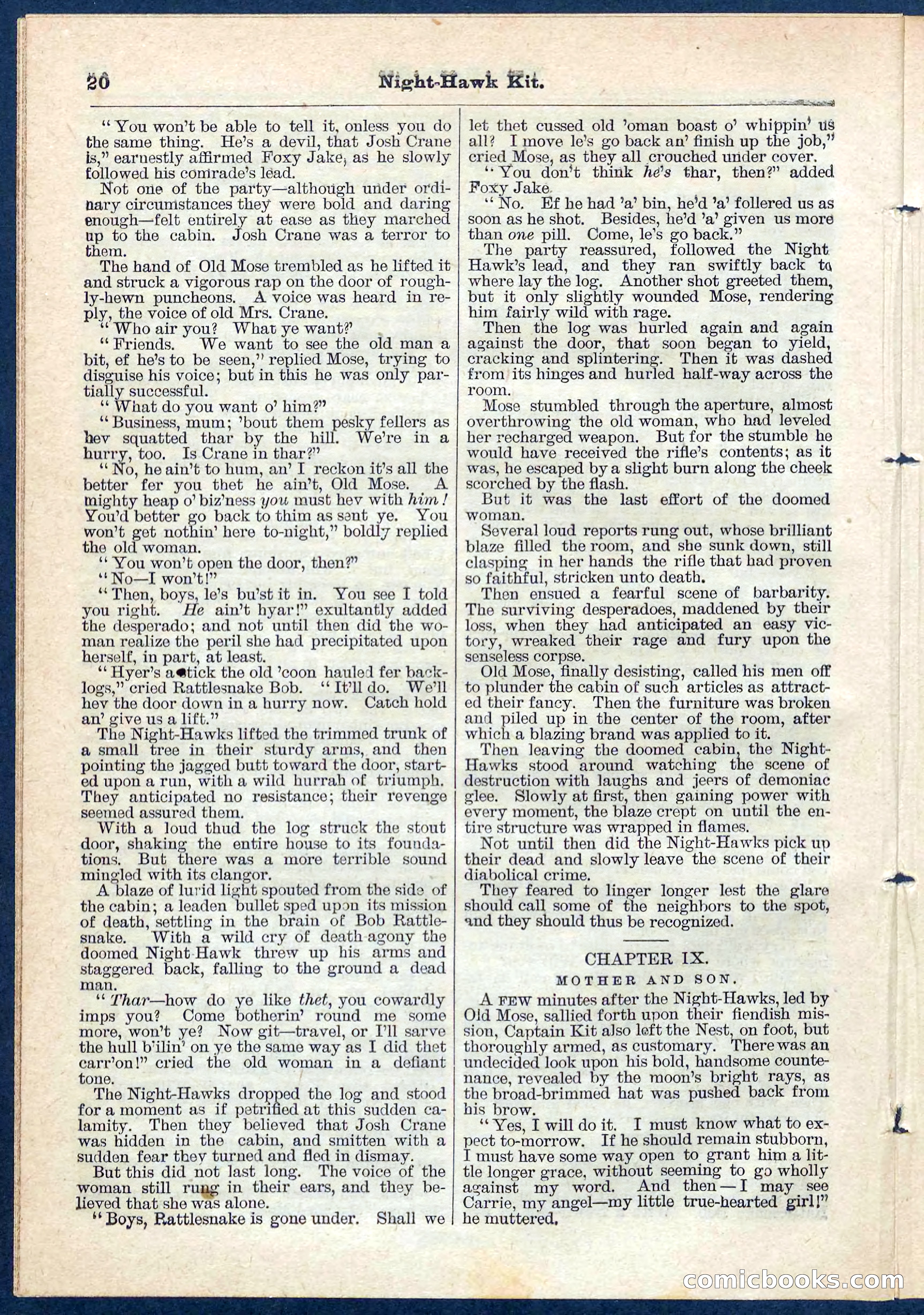 Beadle's Pocket Library No. 106 — page 20 of 32