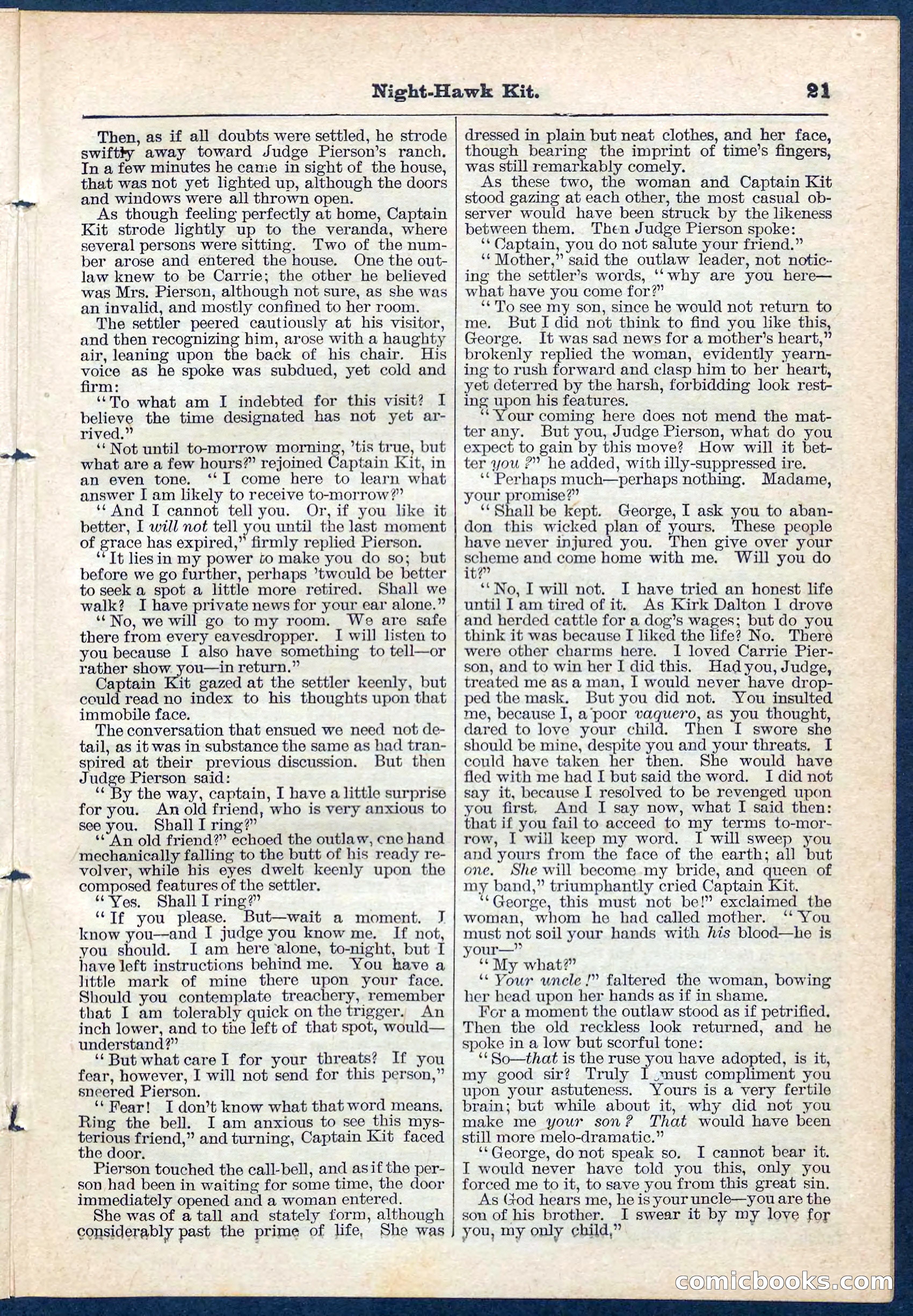 Beadle's Pocket Library No. 106 — page 21 of 32