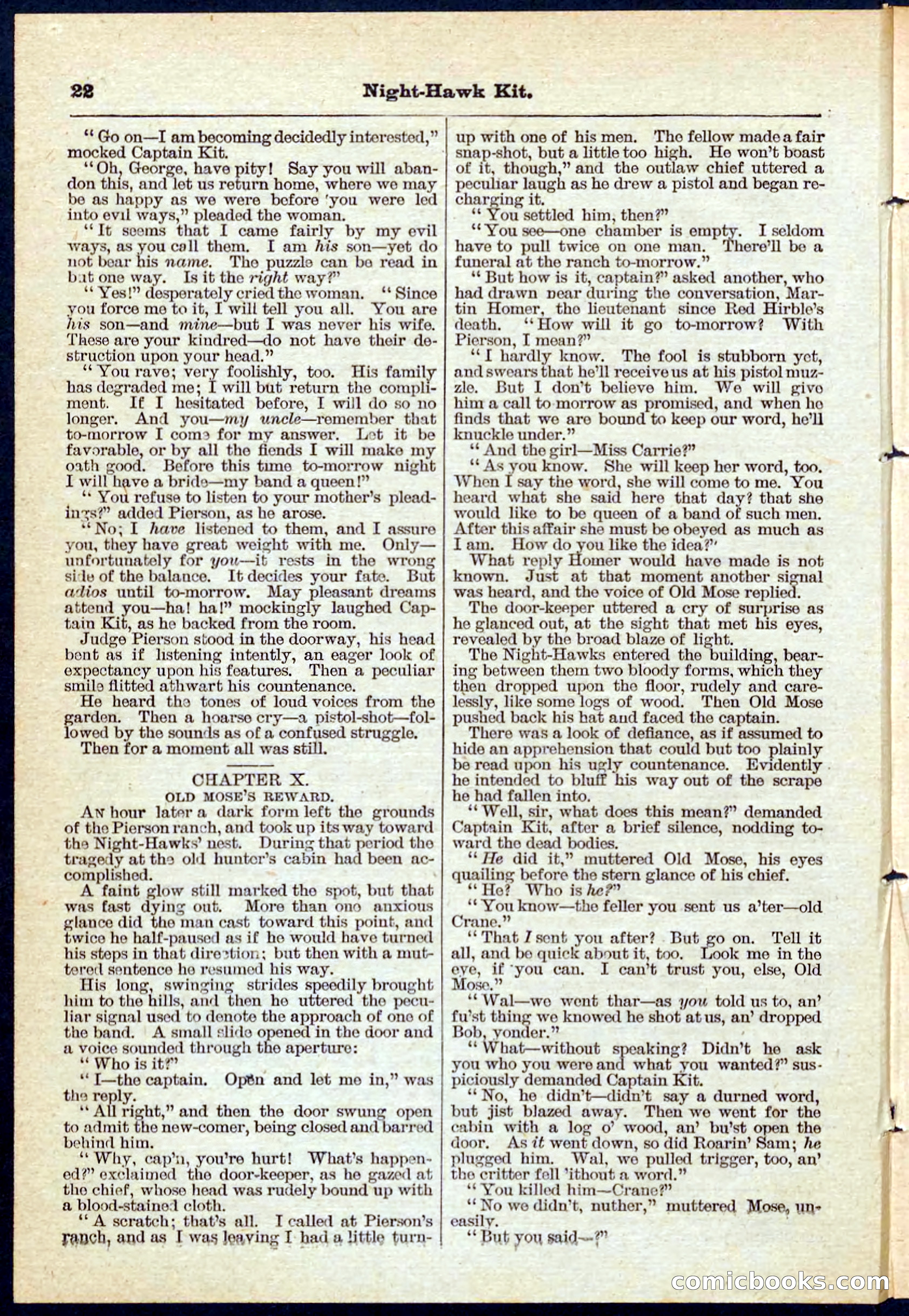 Beadle's Pocket Library No. 106 — page 22 of 32