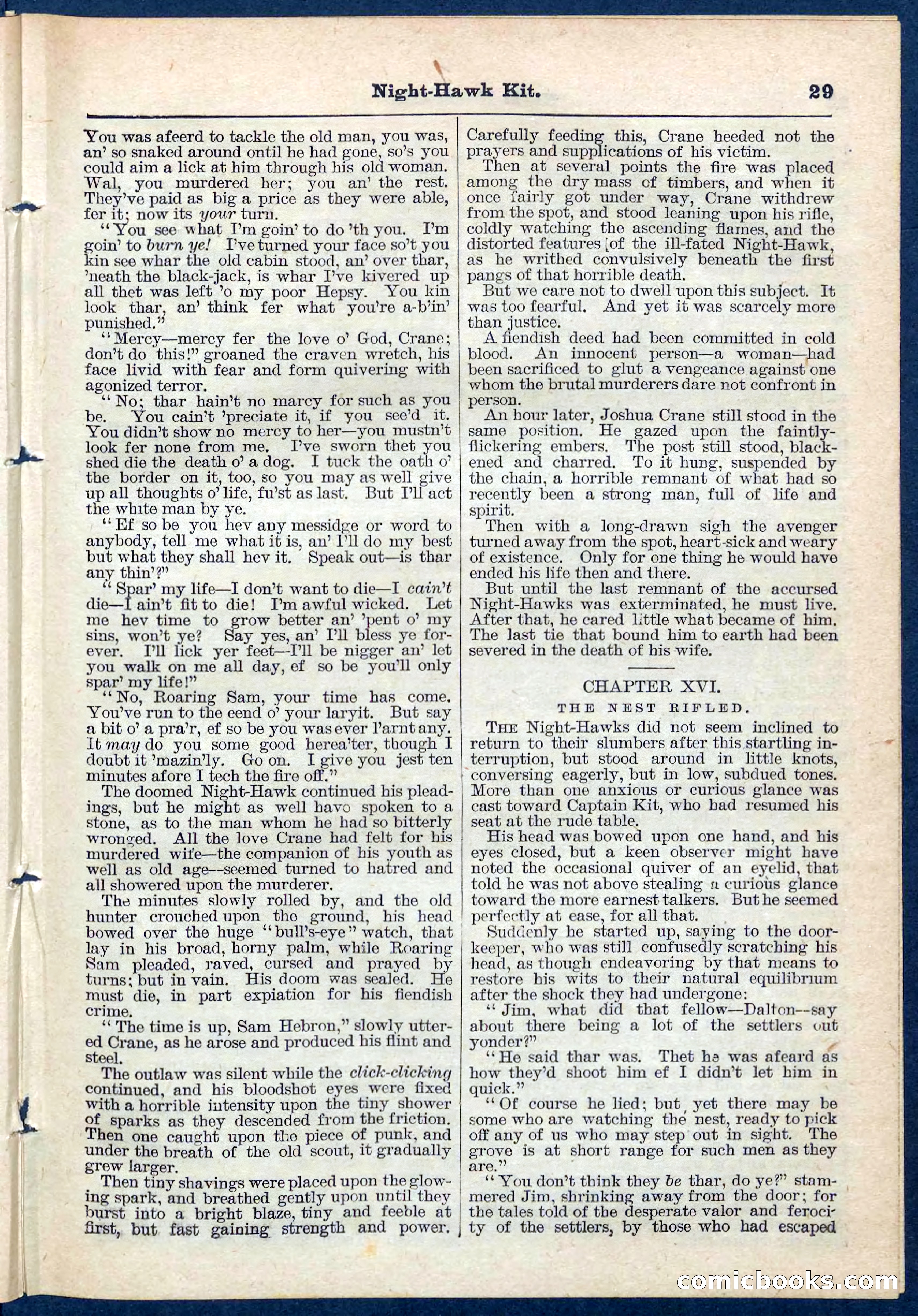 Beadle's Pocket Library No. 106 — page 29 of 32