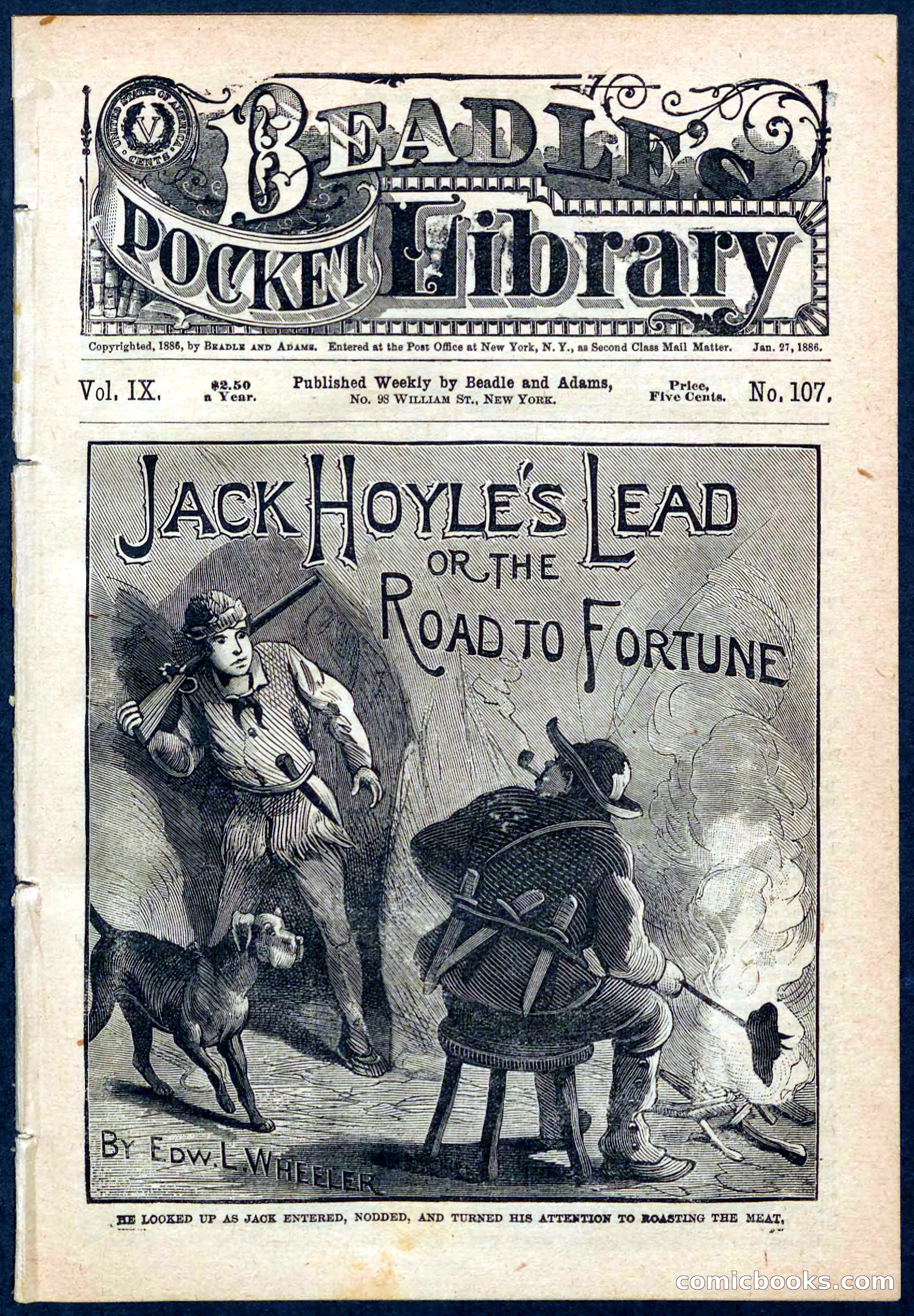Beadle's Pocket Library No. 107 — page 1 of 32