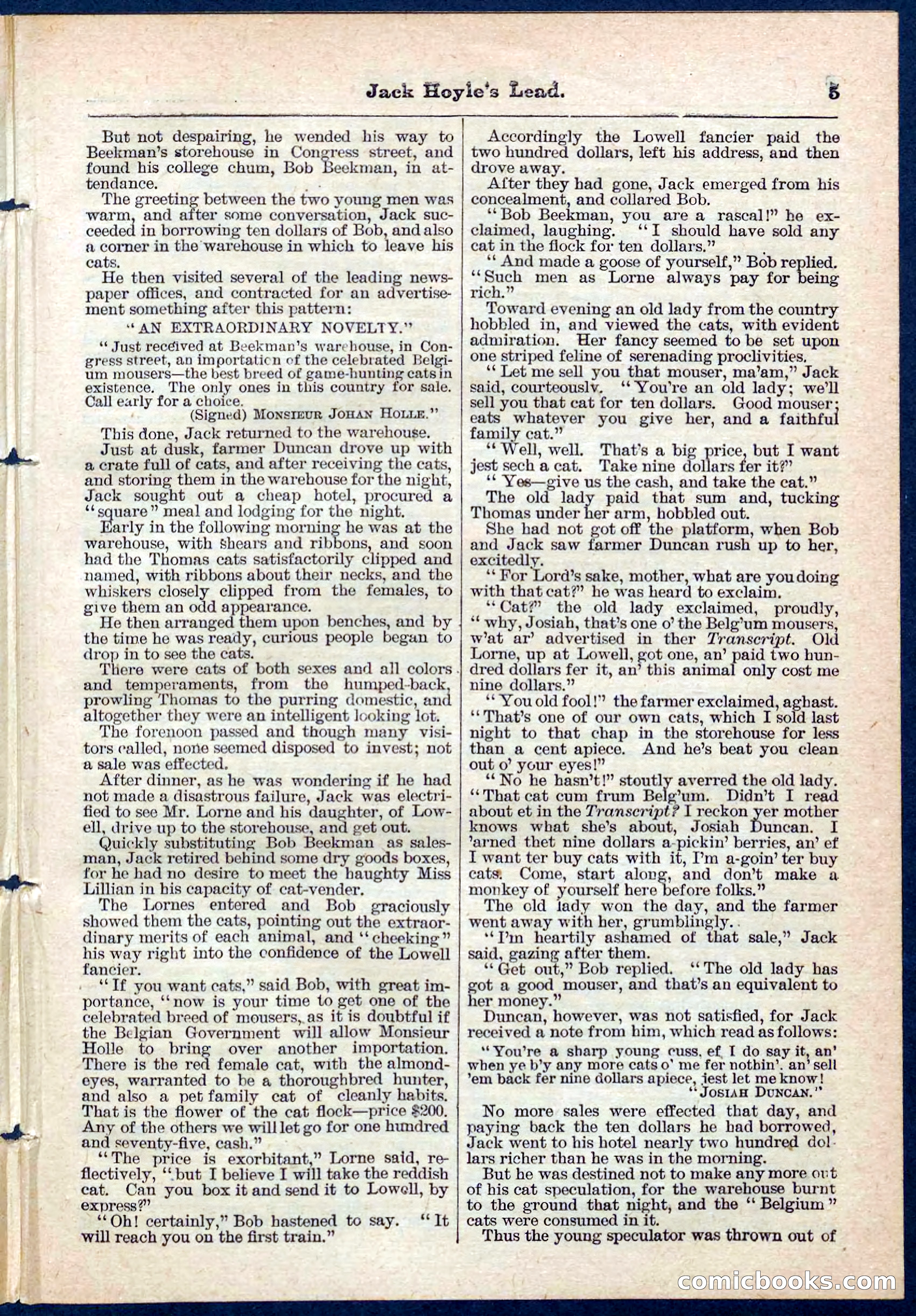 Beadle's Pocket Library No. 107 — page 5 of 32