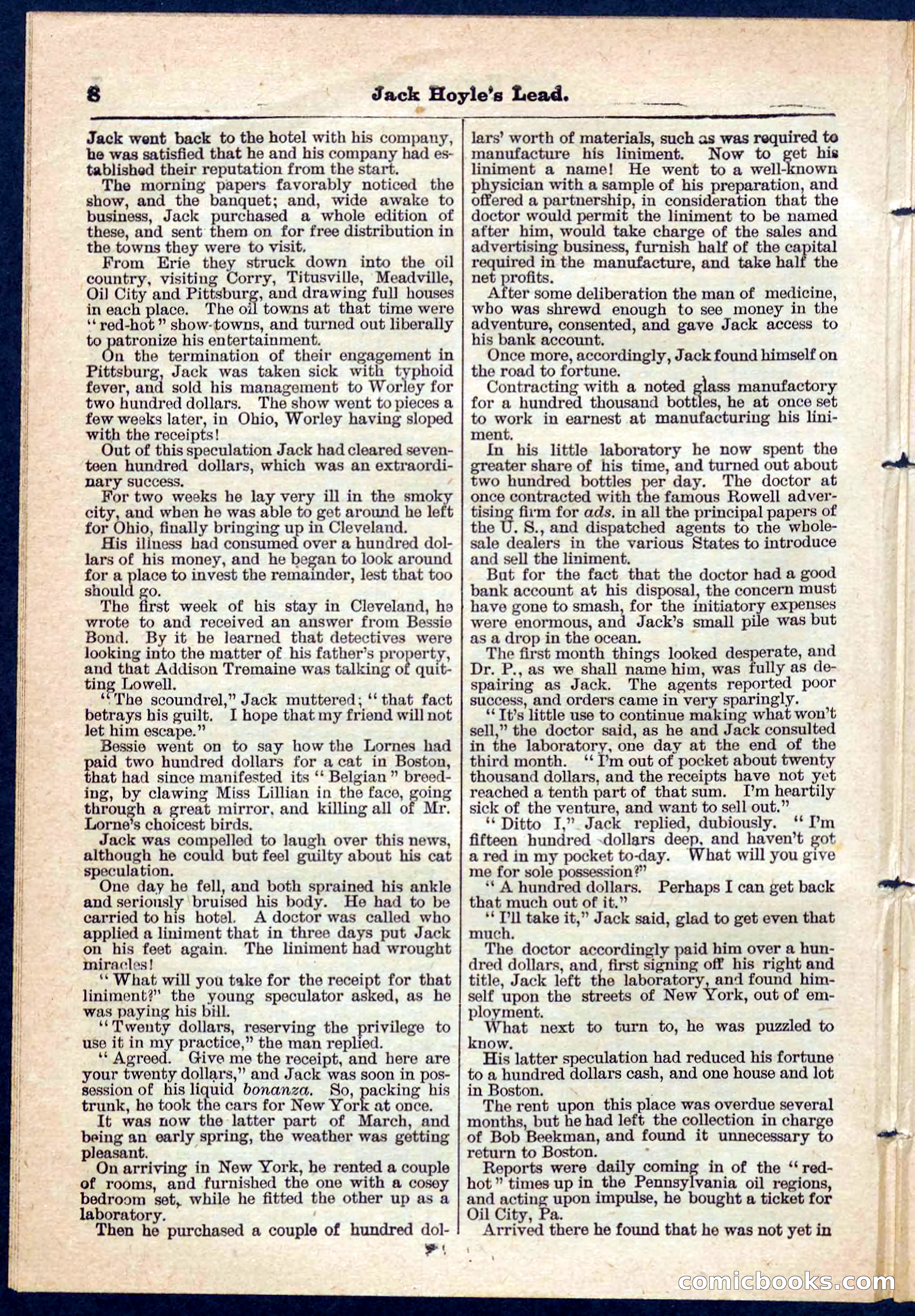 Beadle's Pocket Library No. 107 — page 8 of 32