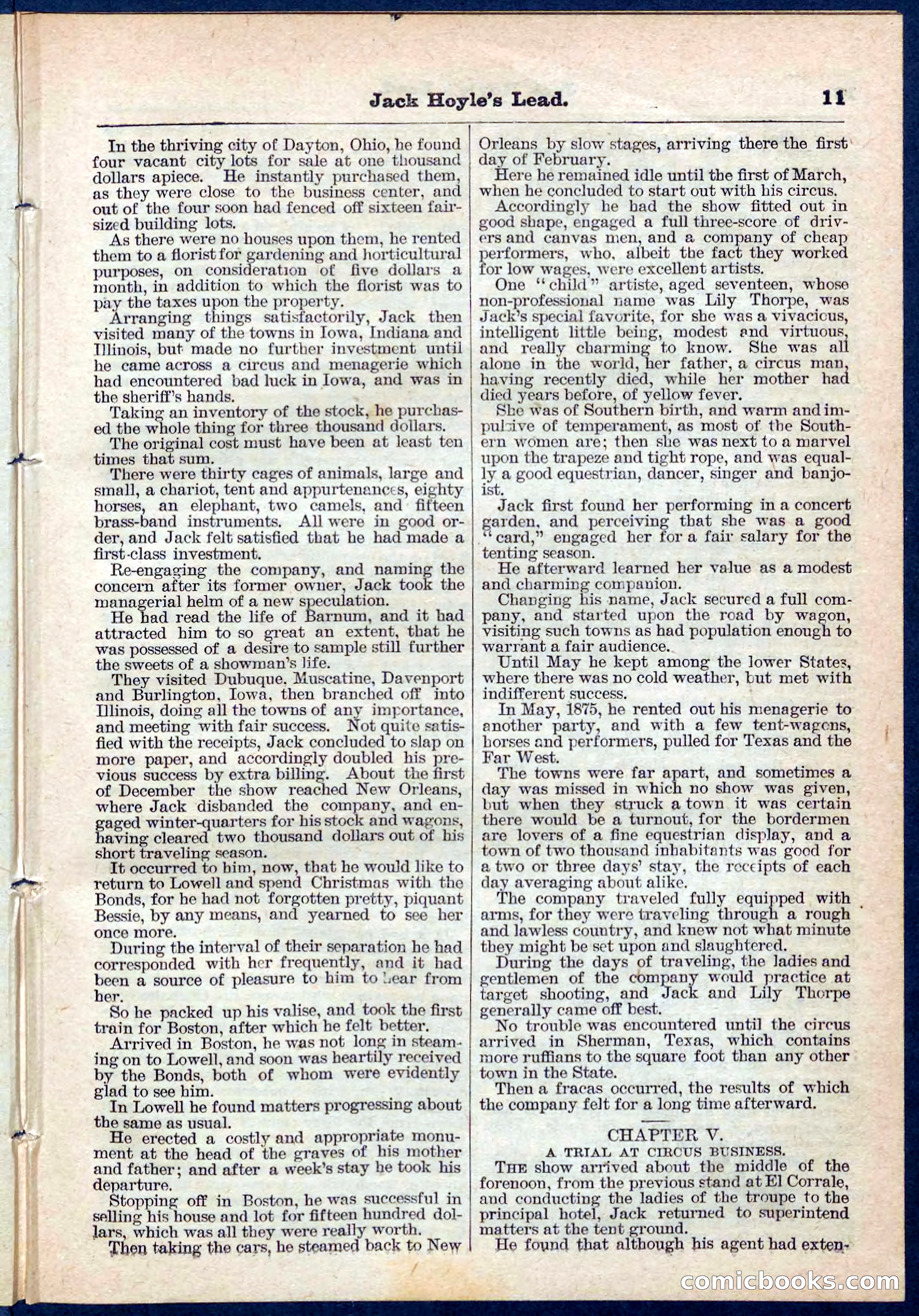 Beadle's Pocket Library No. 107 — page 11 of 32