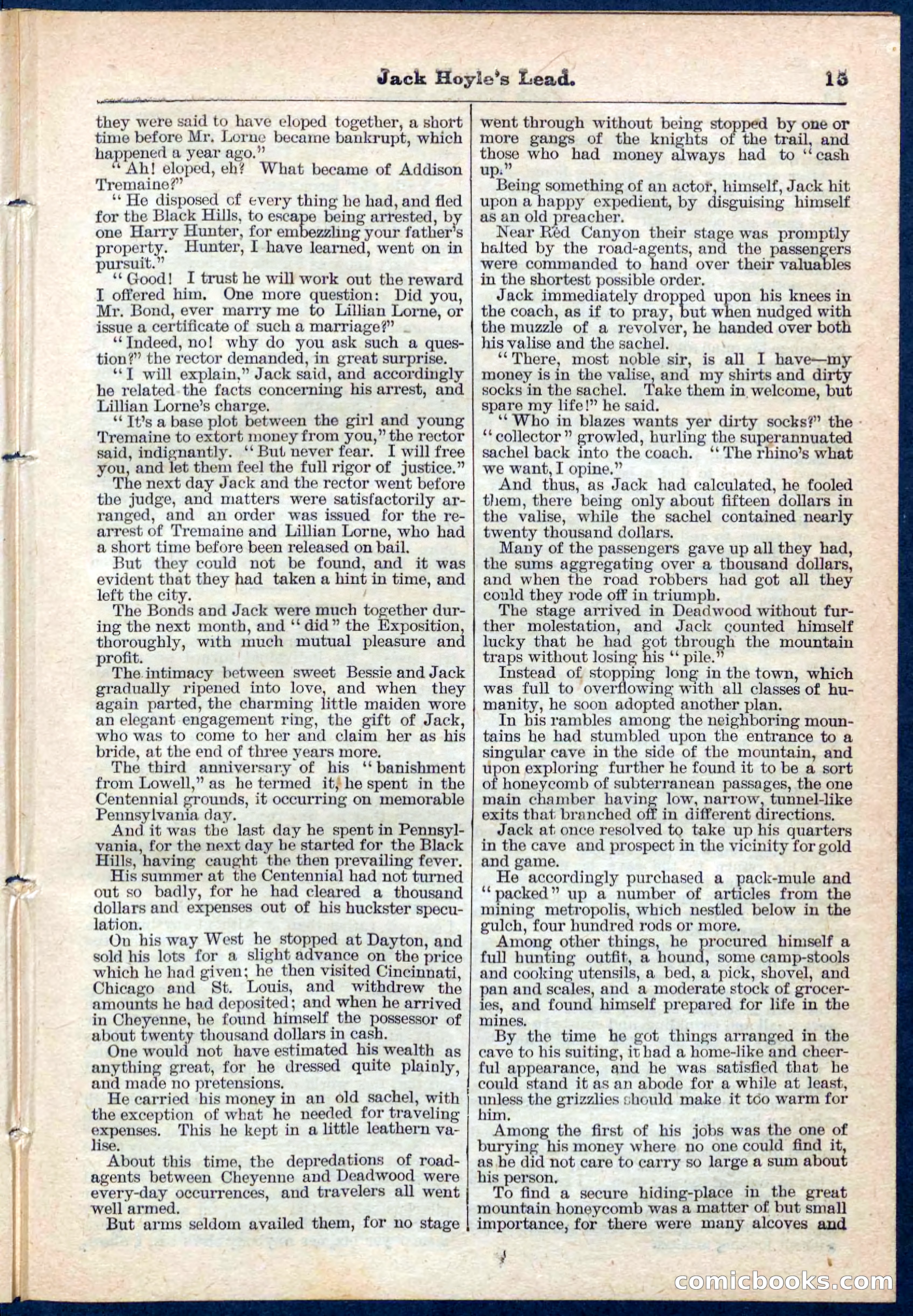 Beadle's Pocket Library No. 107 — page 15 of 32