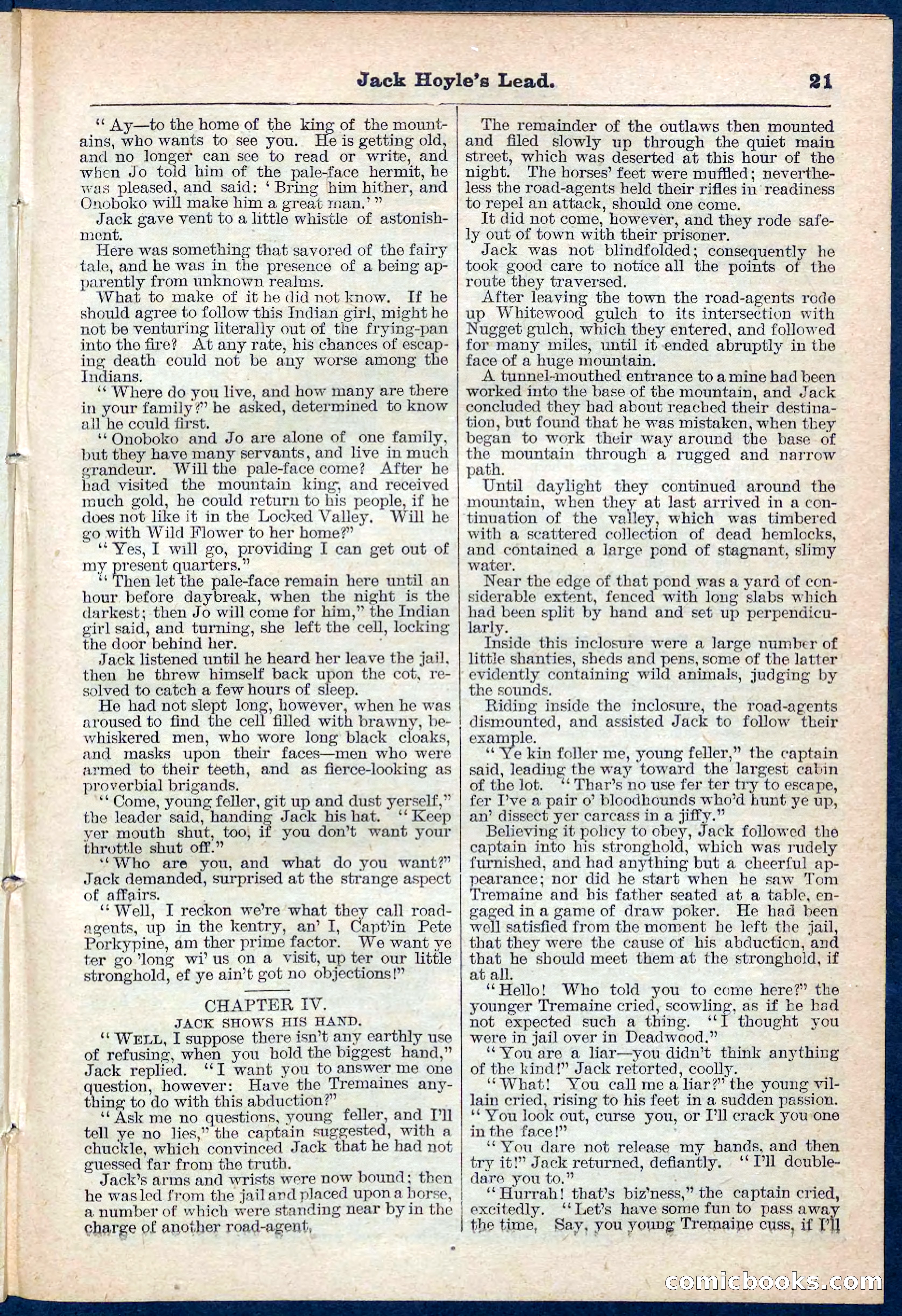 Beadle's Pocket Library No. 107 — page 21 of 32