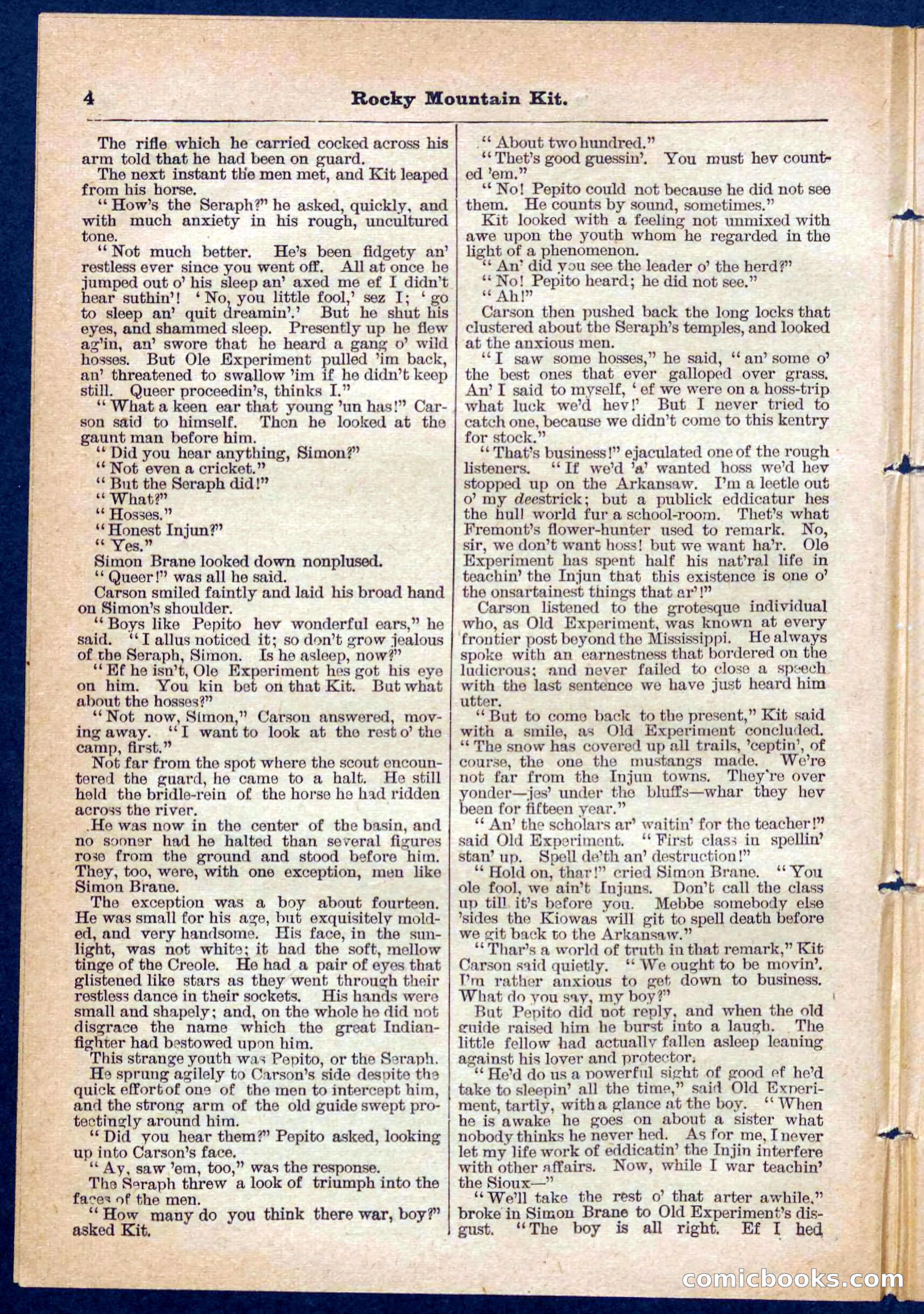 Beadle's Pocket Library No. 108 — page 4 of 32