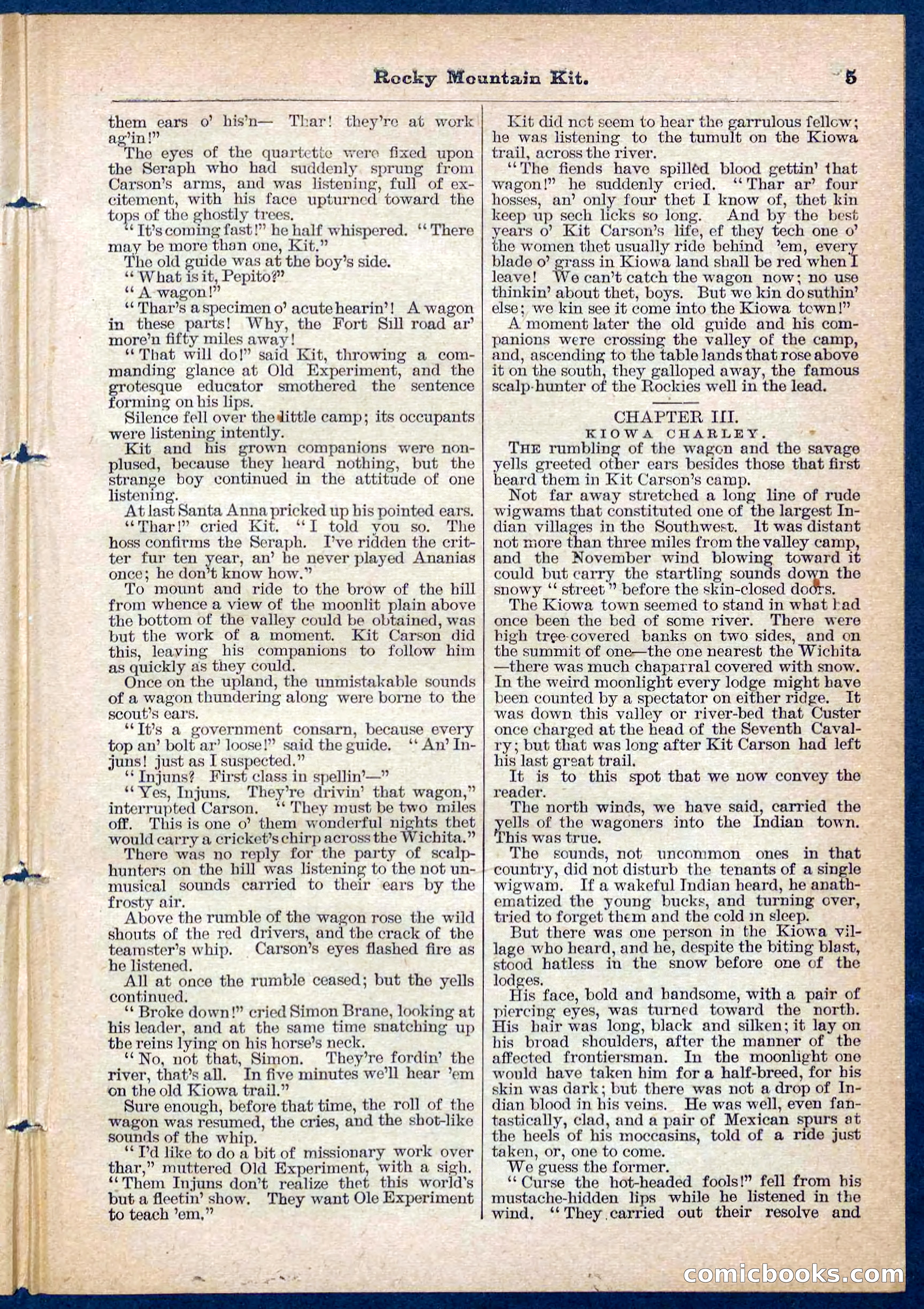 Beadle's Pocket Library No. 108 — page 5 of 32