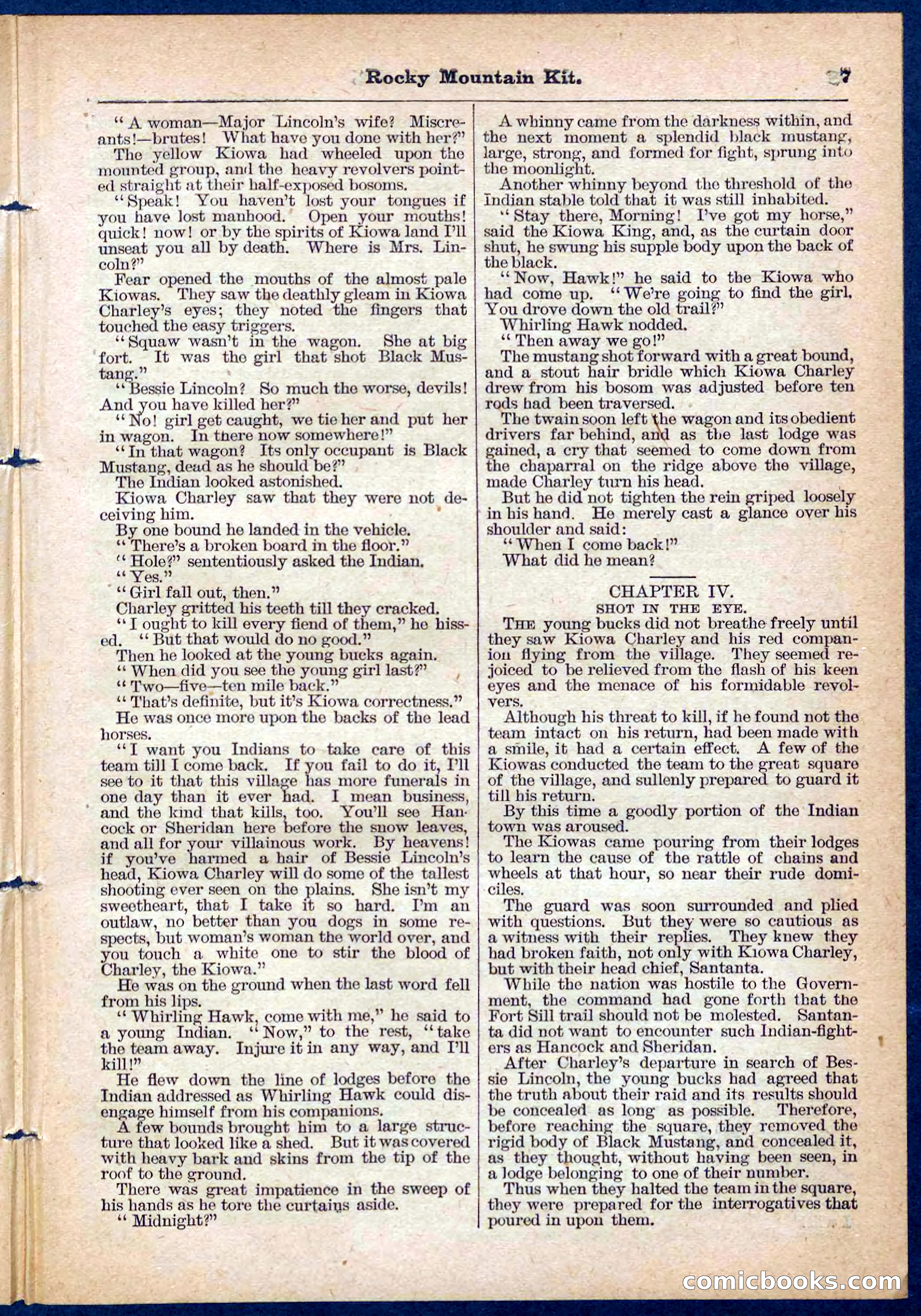 Beadle's Pocket Library No. 108 — page 7 of 32
