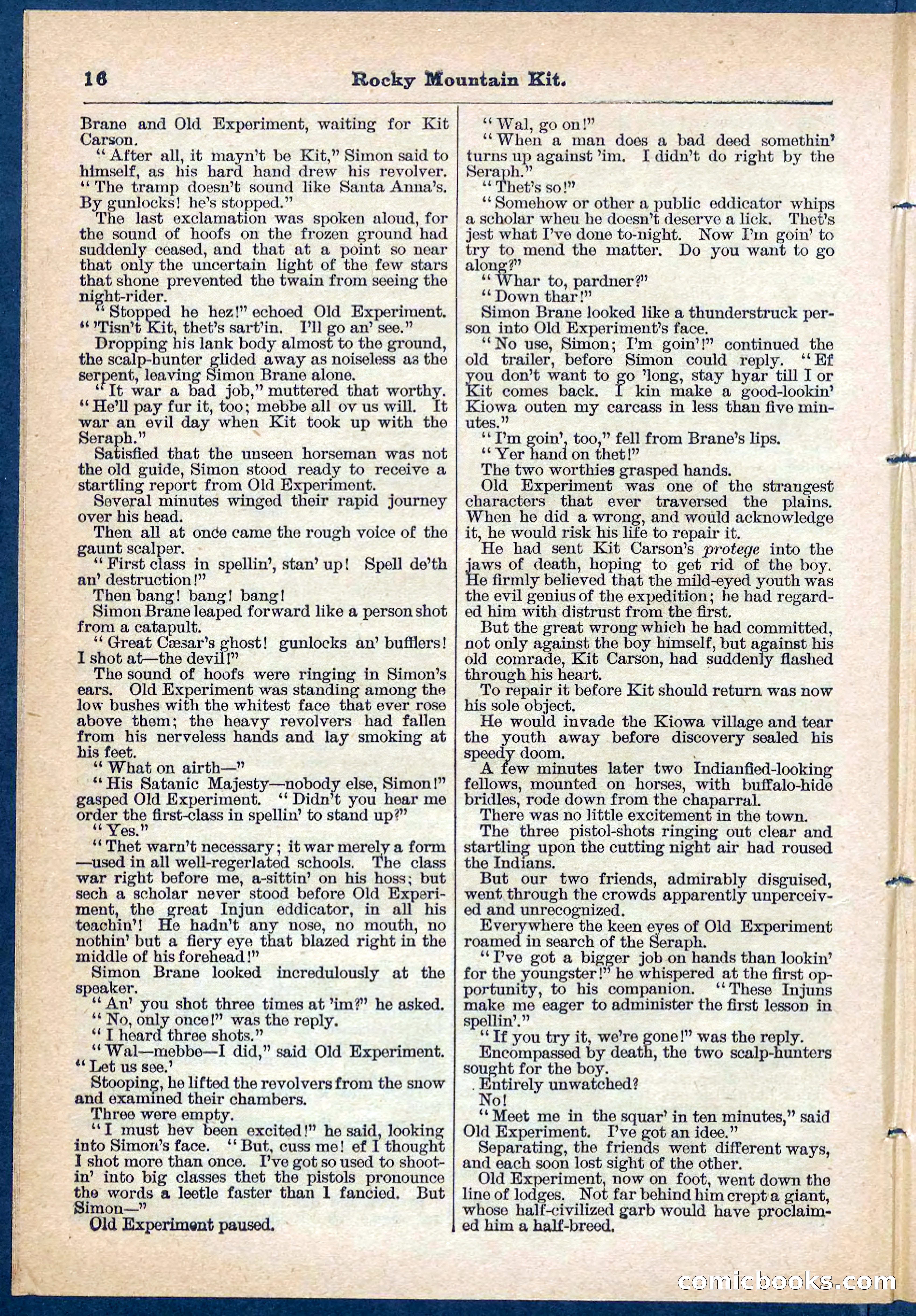 Beadle's Pocket Library No. 108 — page 16 of 32
