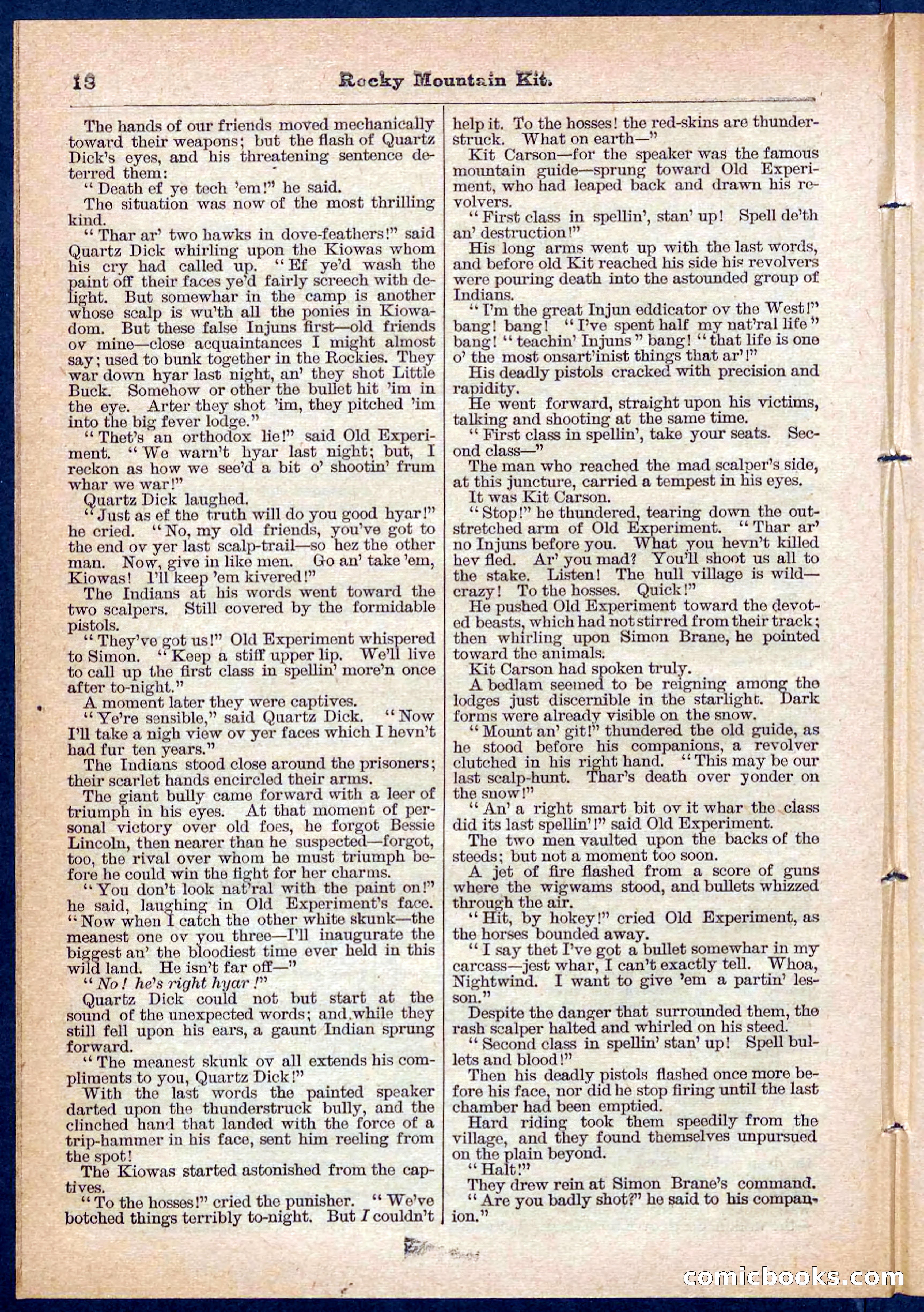 Beadle's Pocket Library No. 108 — page 18 of 32
