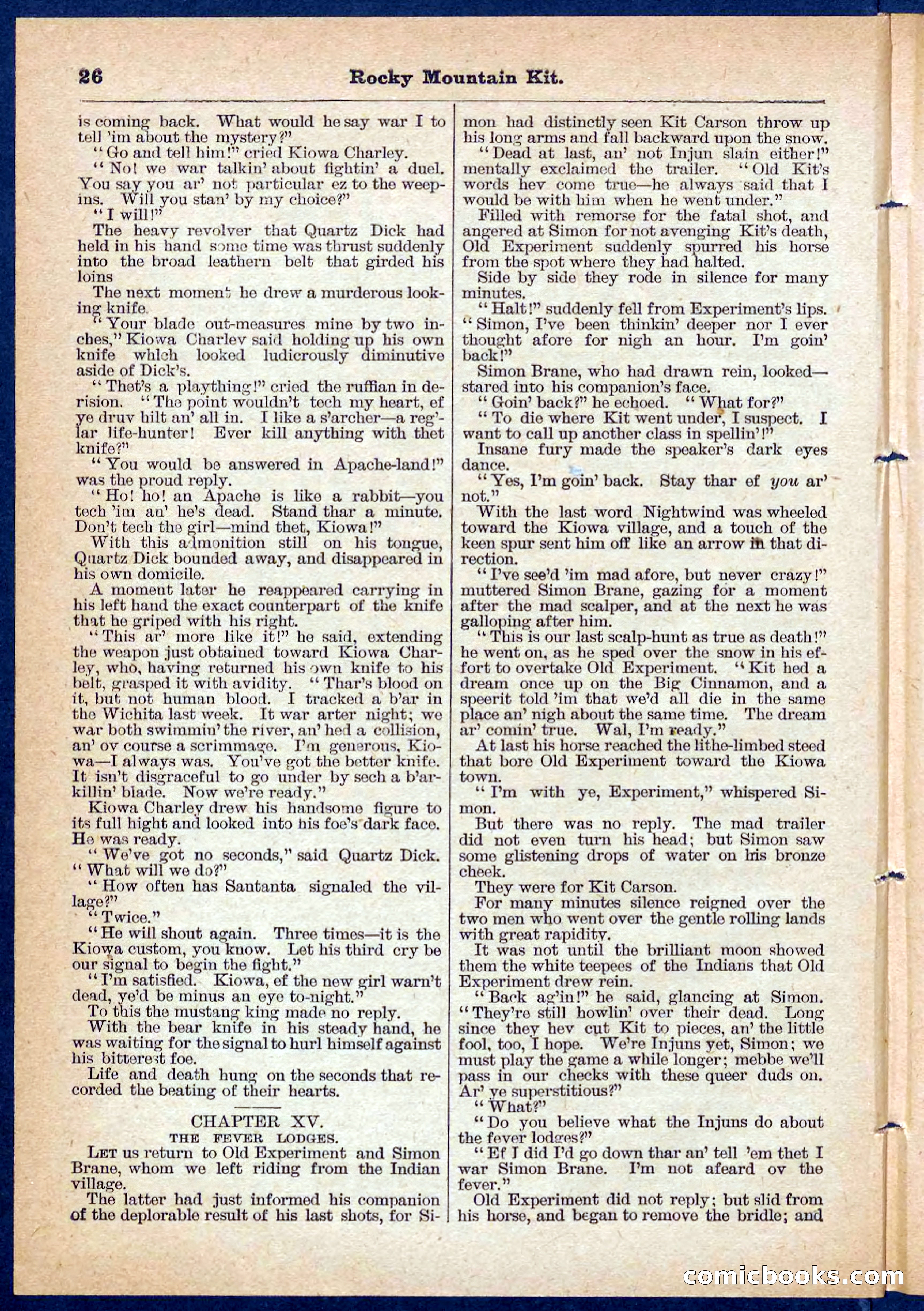 Beadle's Pocket Library No. 108 — page 26 of 32