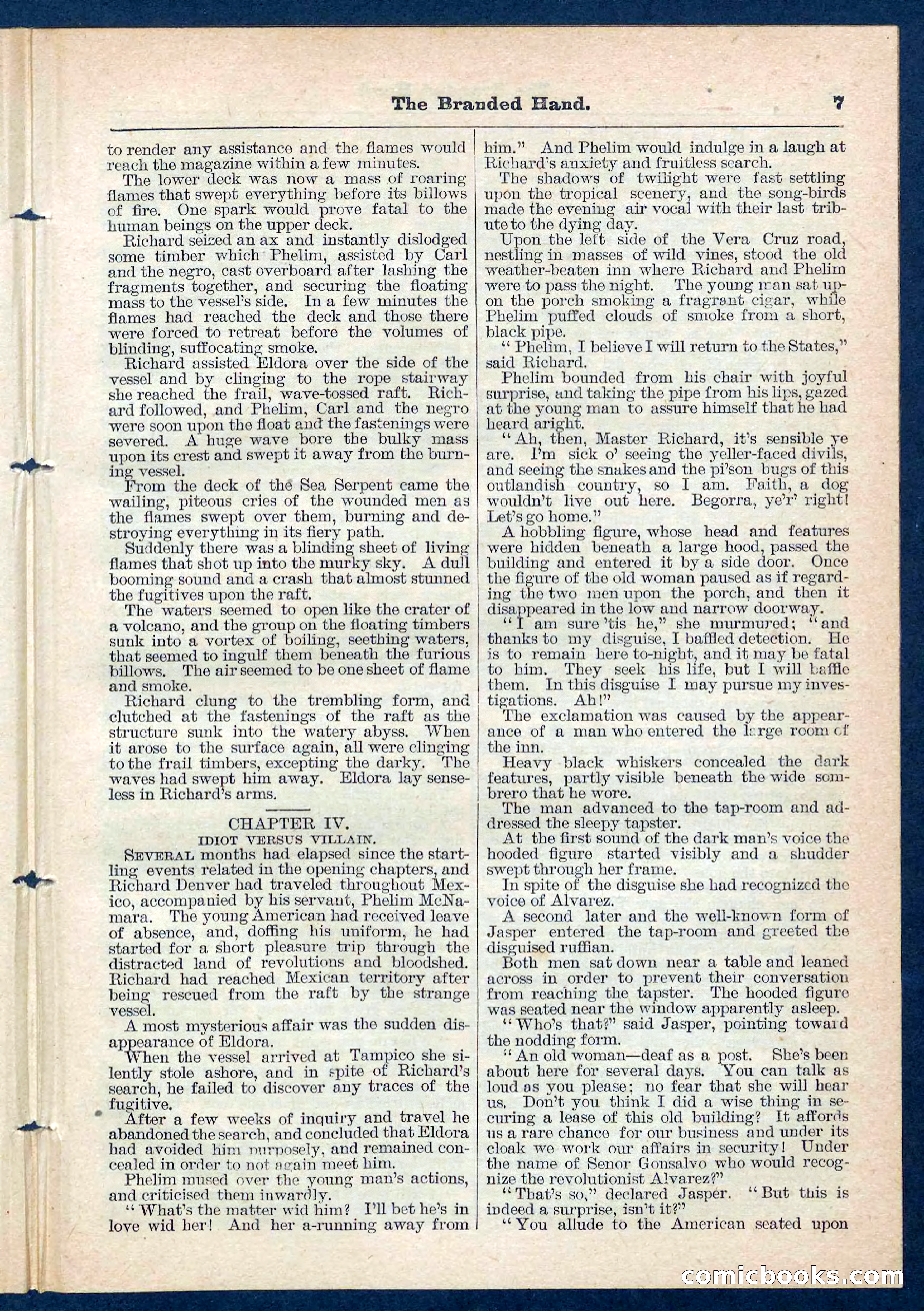 Beadle's Pocket Library No. 109 — page 7 of 32