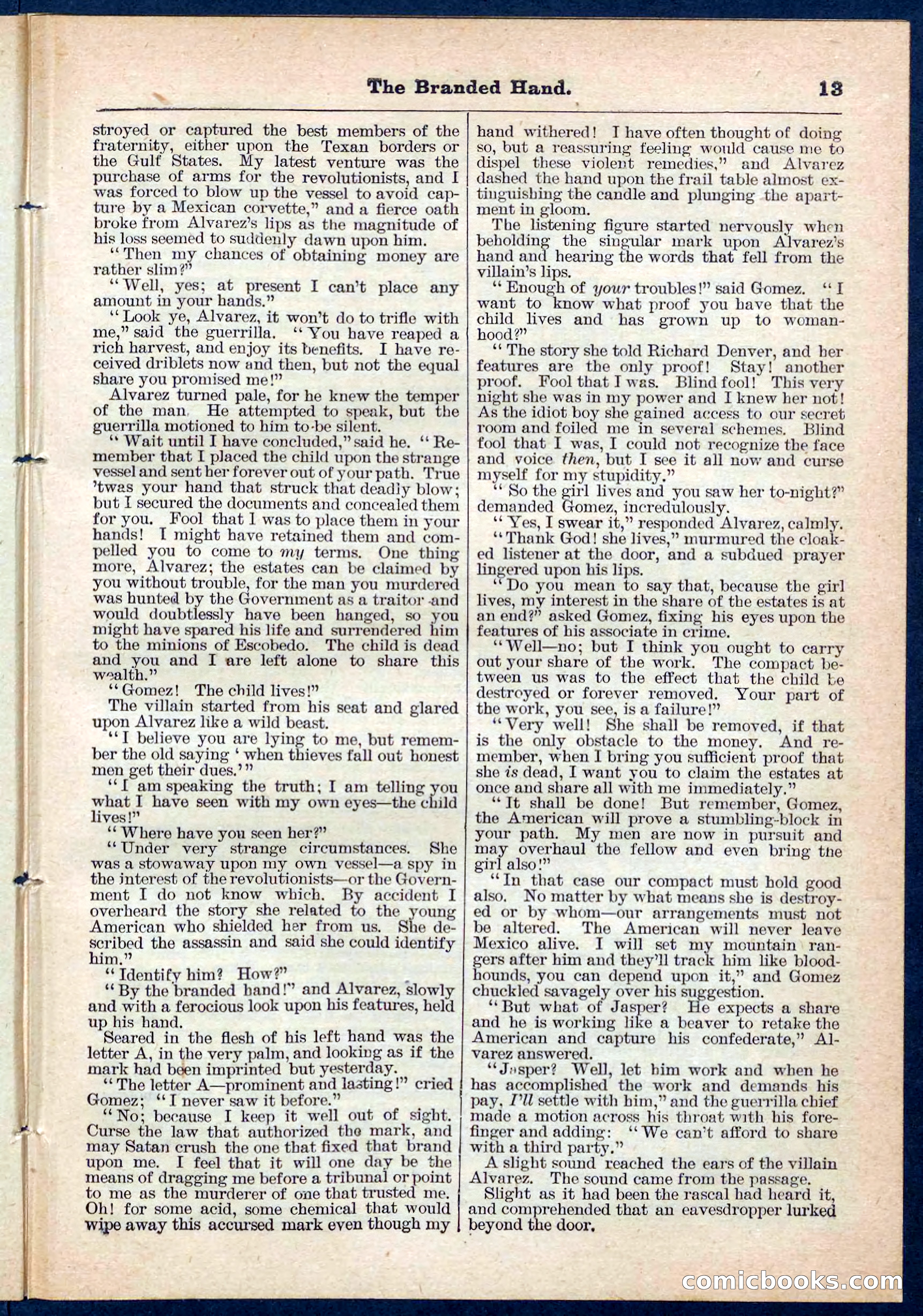 Beadle's Pocket Library No. 109 — page 13 of 32