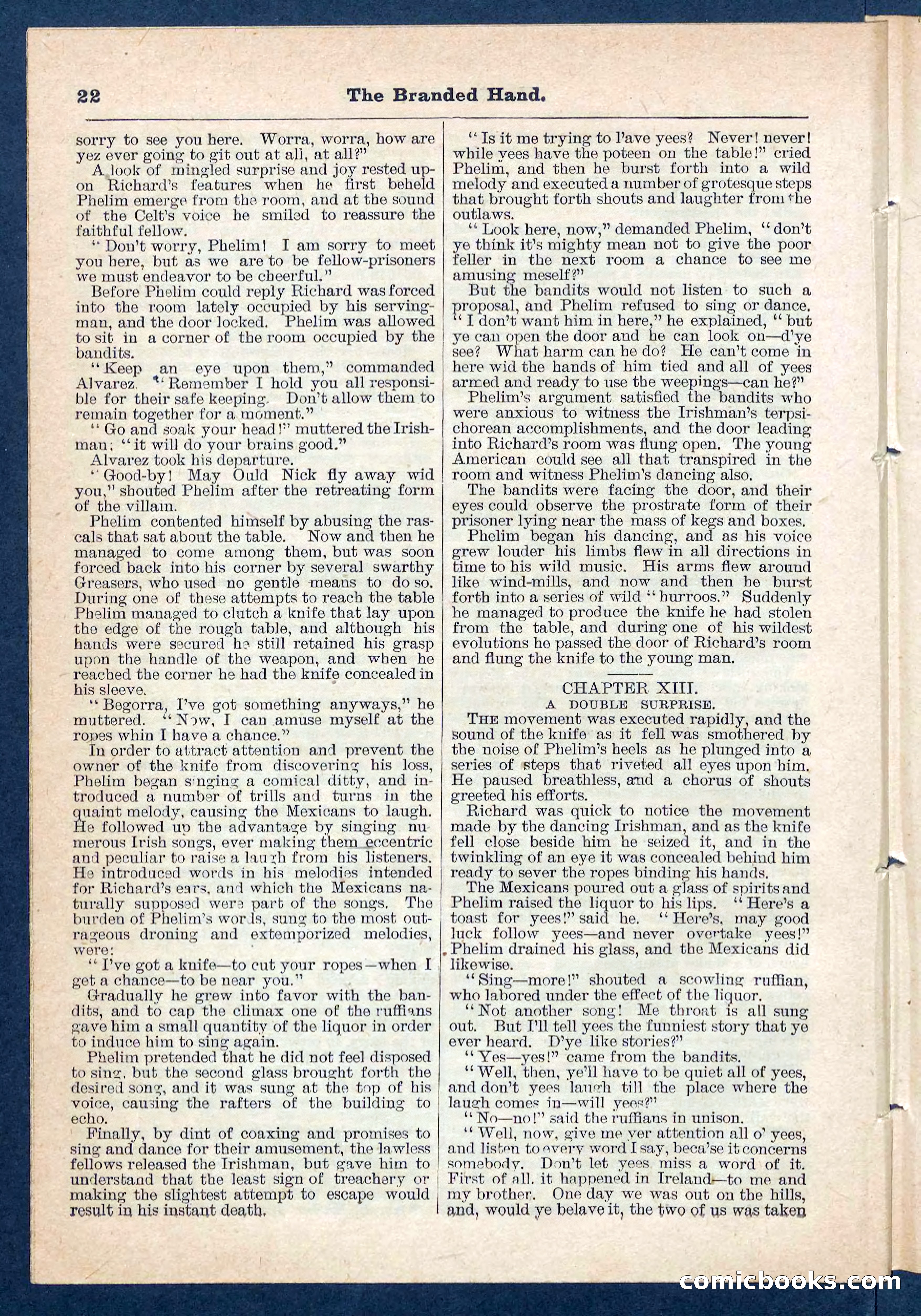 Beadle's Pocket Library No. 109 — page 23 of 32