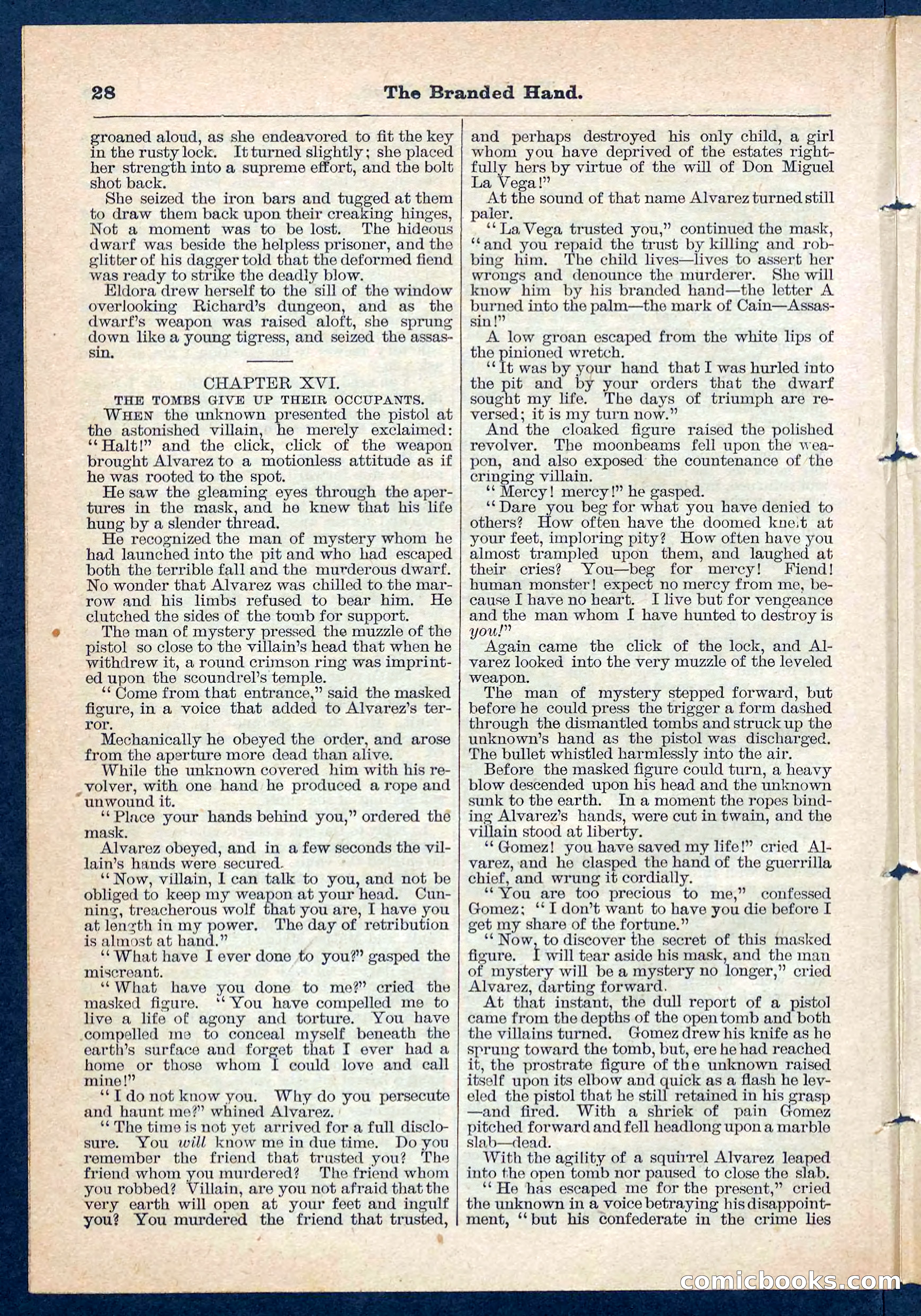 Beadle's Pocket Library No. 109 — page 28 of 32