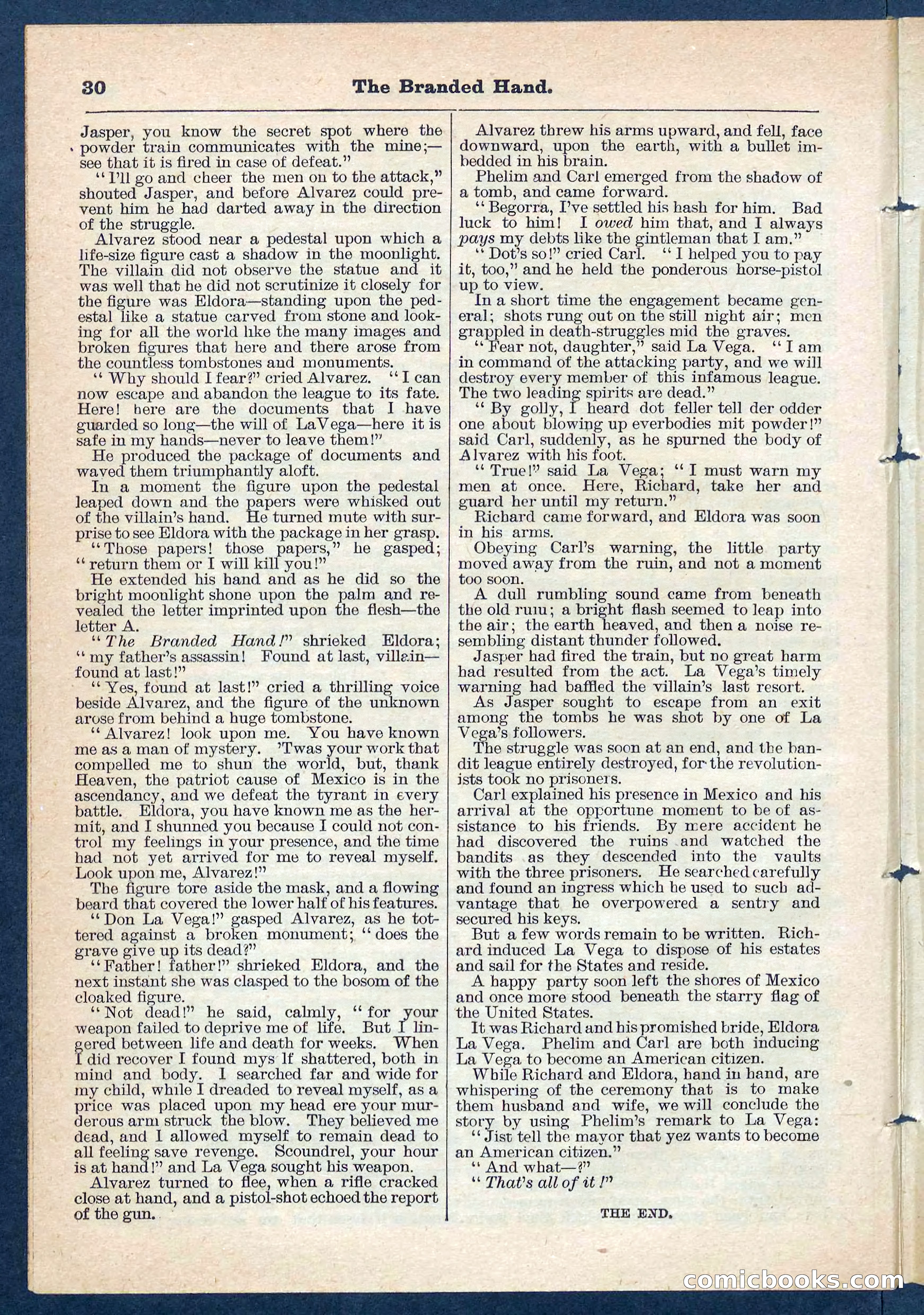 Beadle's Pocket Library No. 109 — page 30 of 32