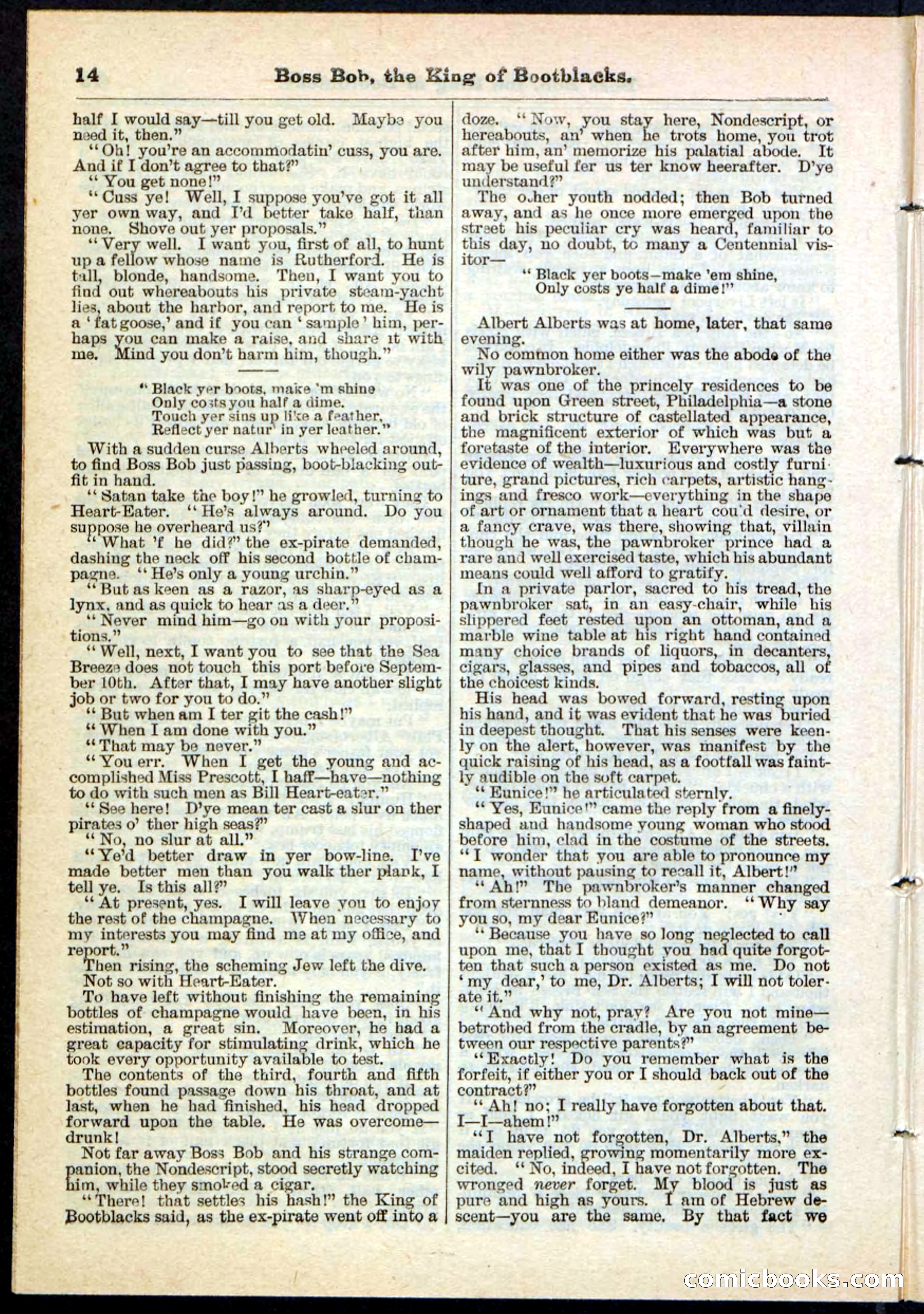 Beadle's Pocket Library No. 111 — page 14 of 32