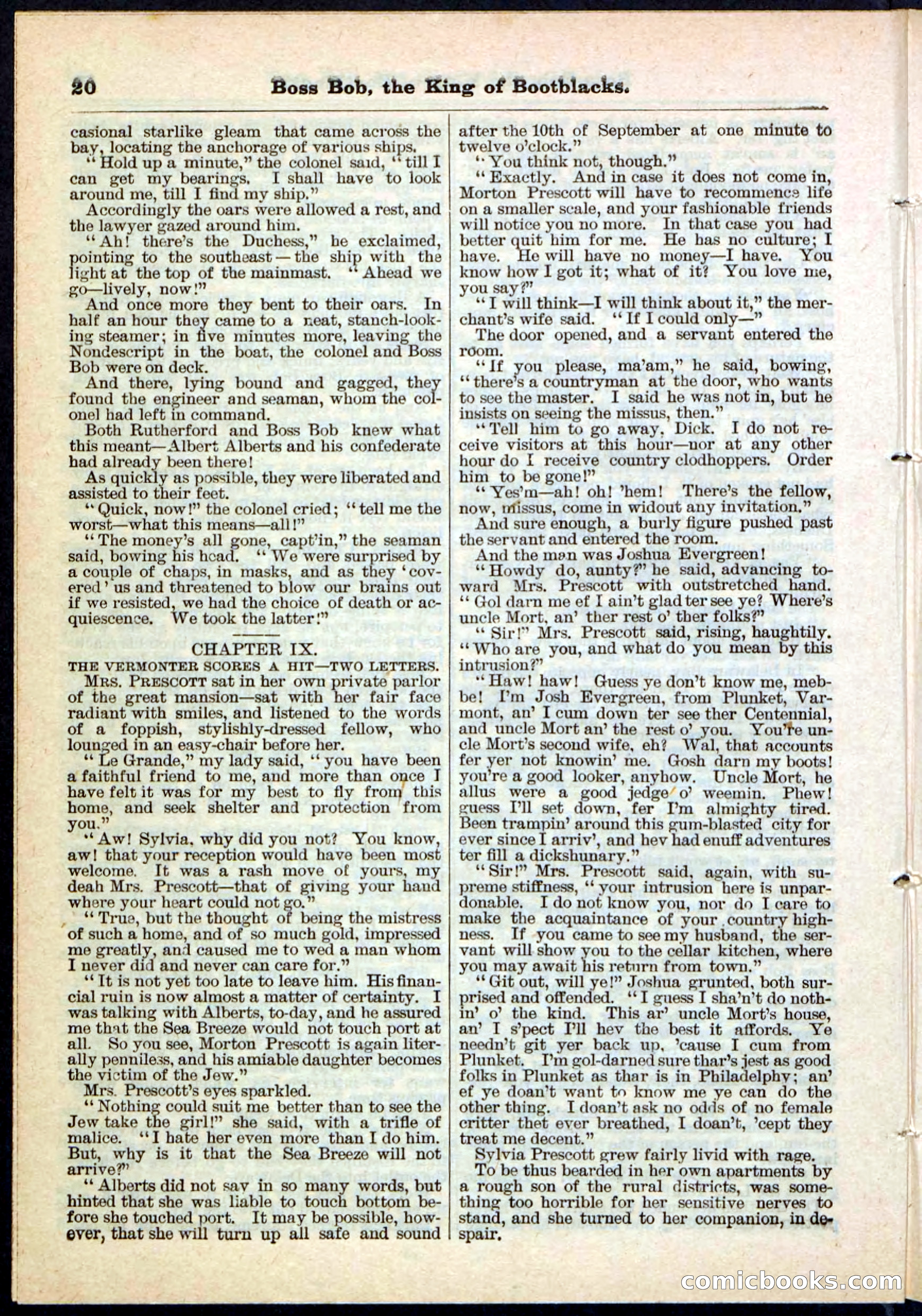 Beadle's Pocket Library No. 111 — page 20 of 32