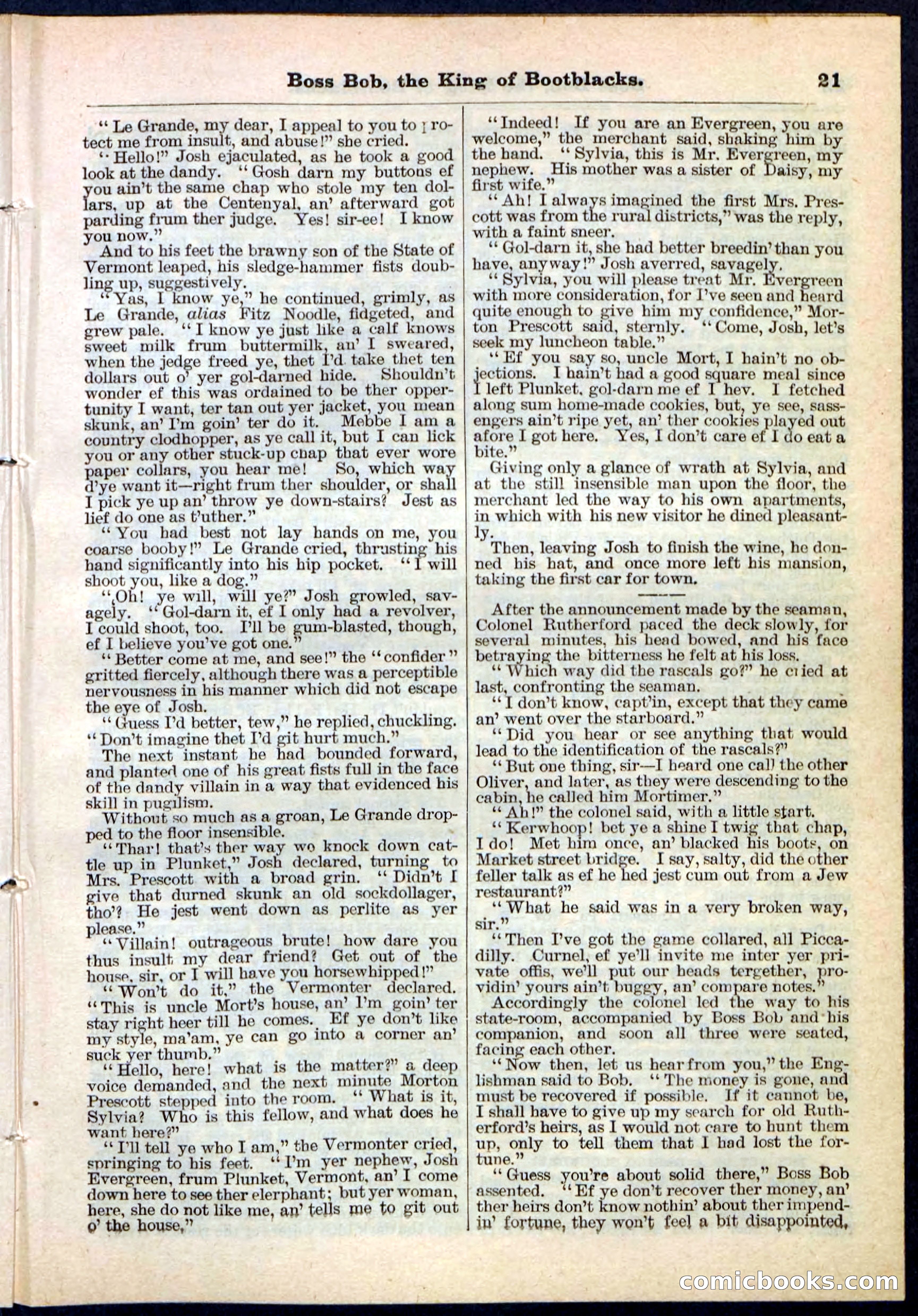 Beadle's Pocket Library No. 111 — page 21 of 32