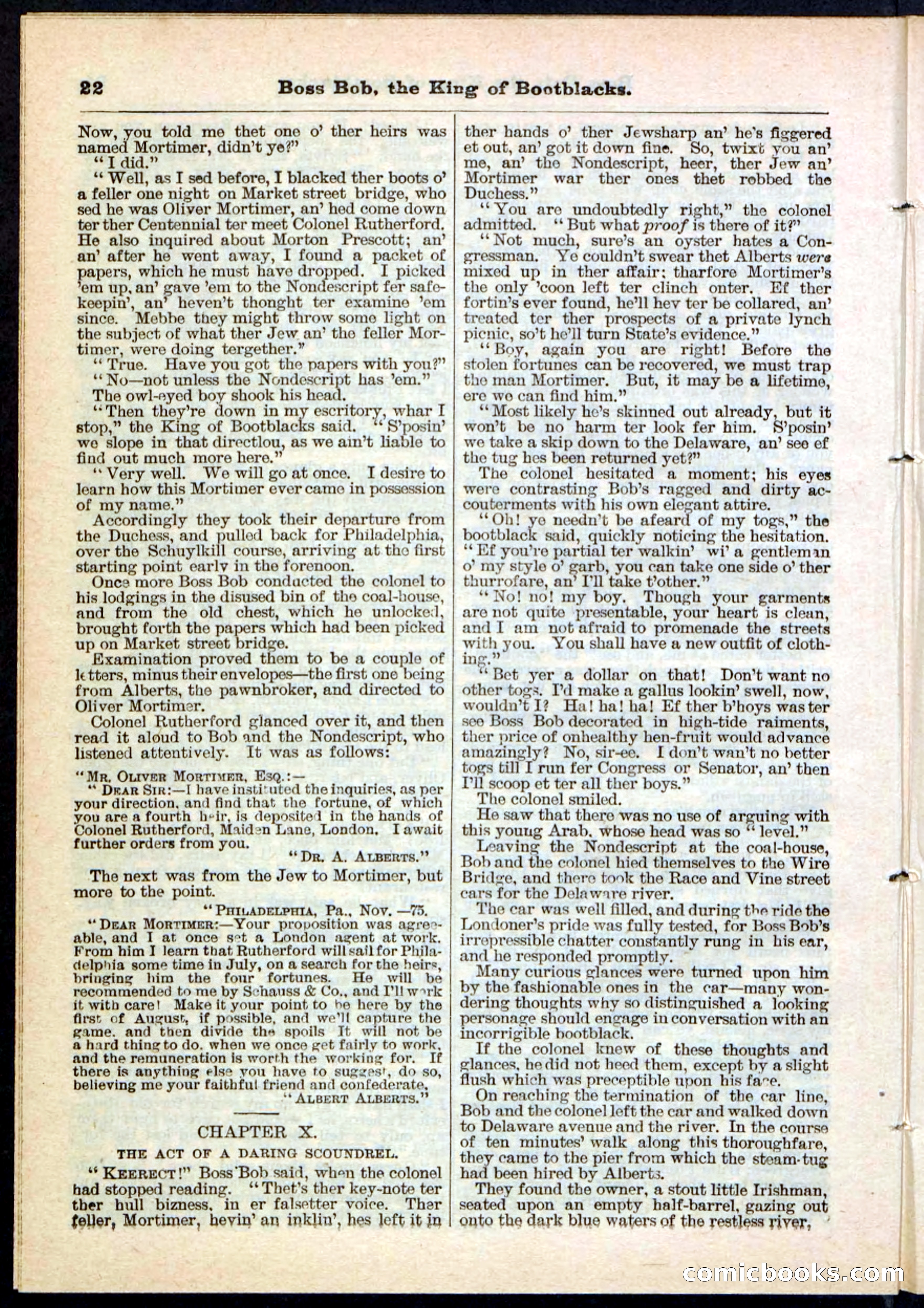 Beadle's Pocket Library No. 111 — page 22 of 32
