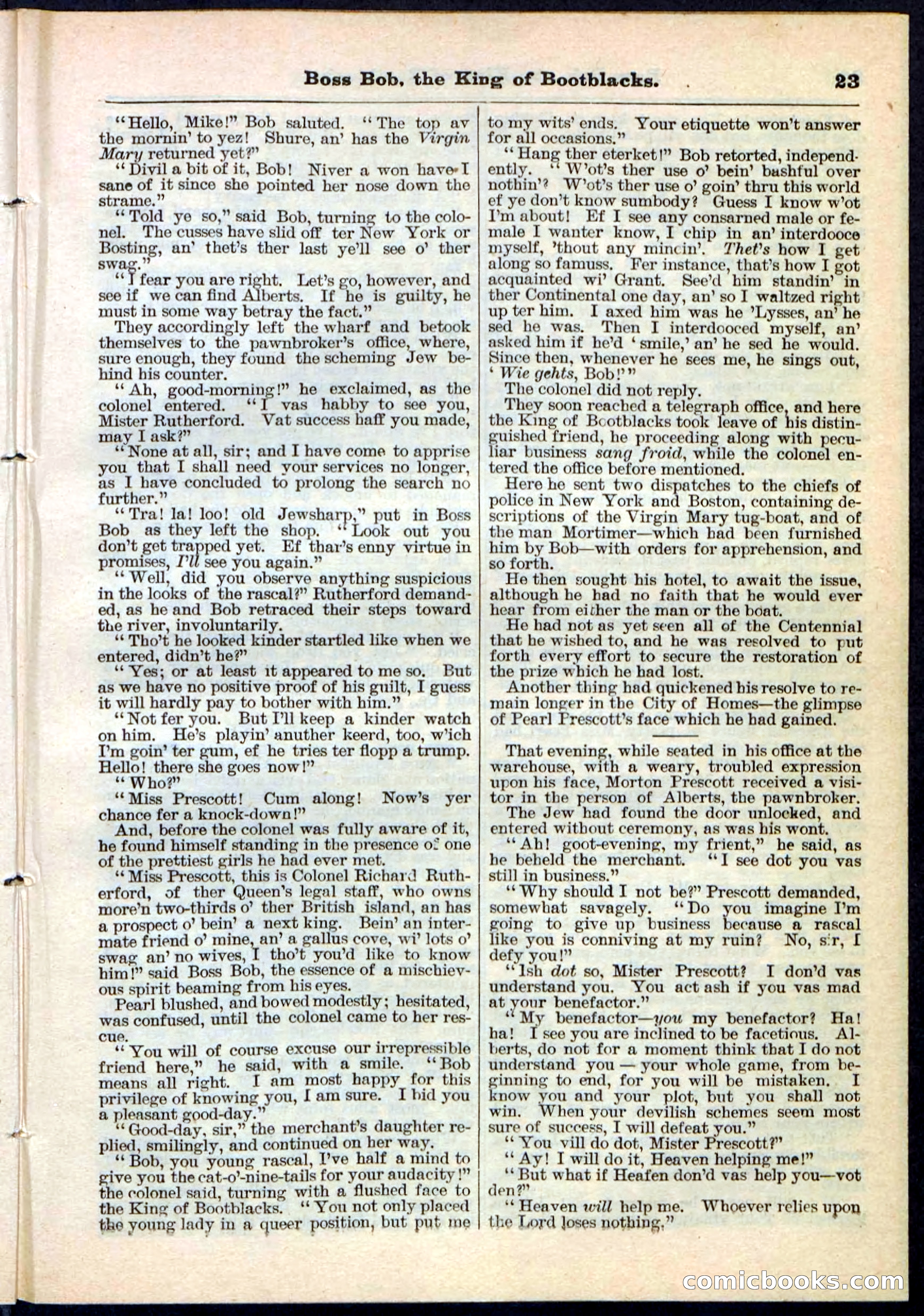 Beadle's Pocket Library No. 111 — page 23 of 32