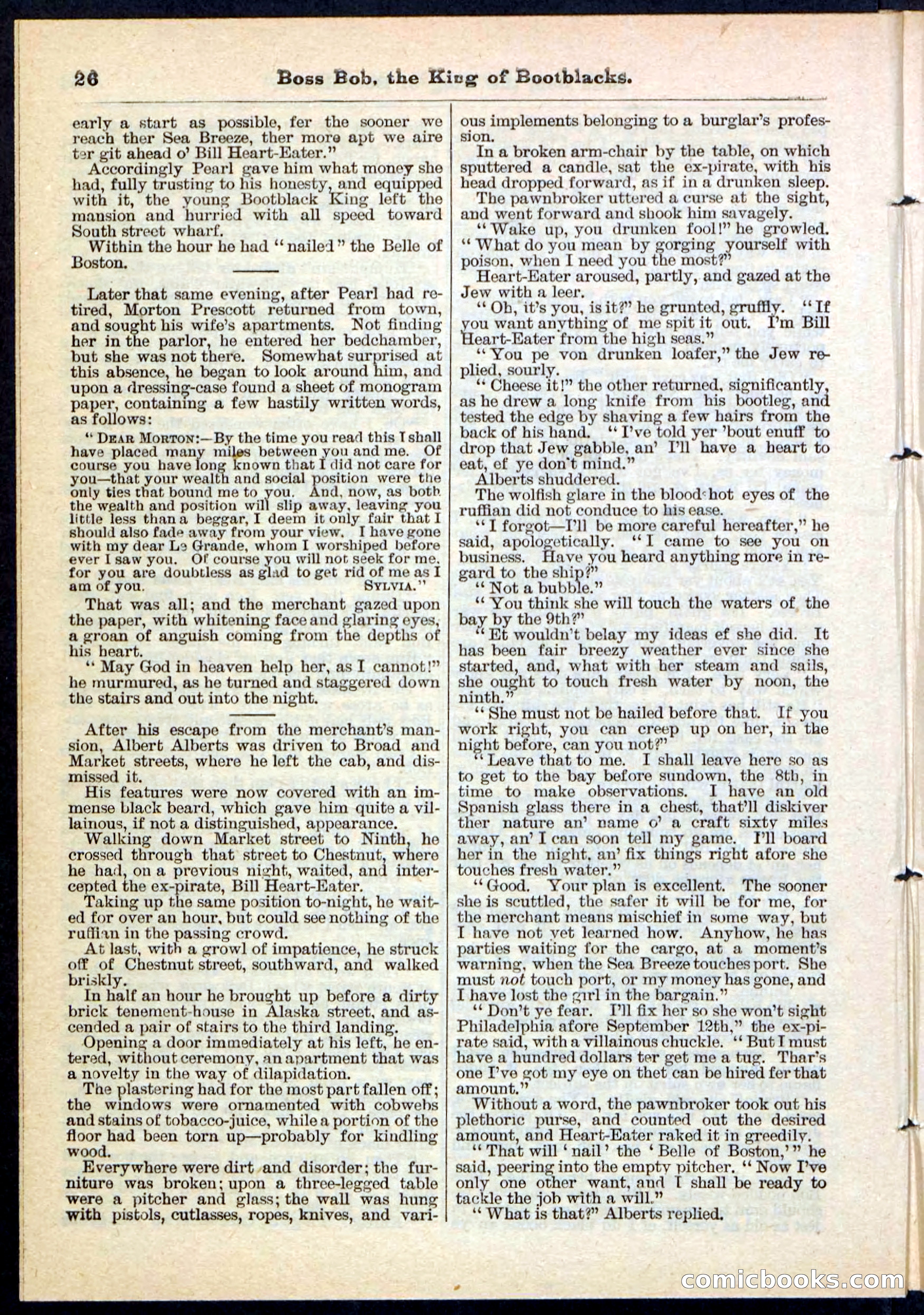 Beadle's Pocket Library No. 111 — page 26 of 32