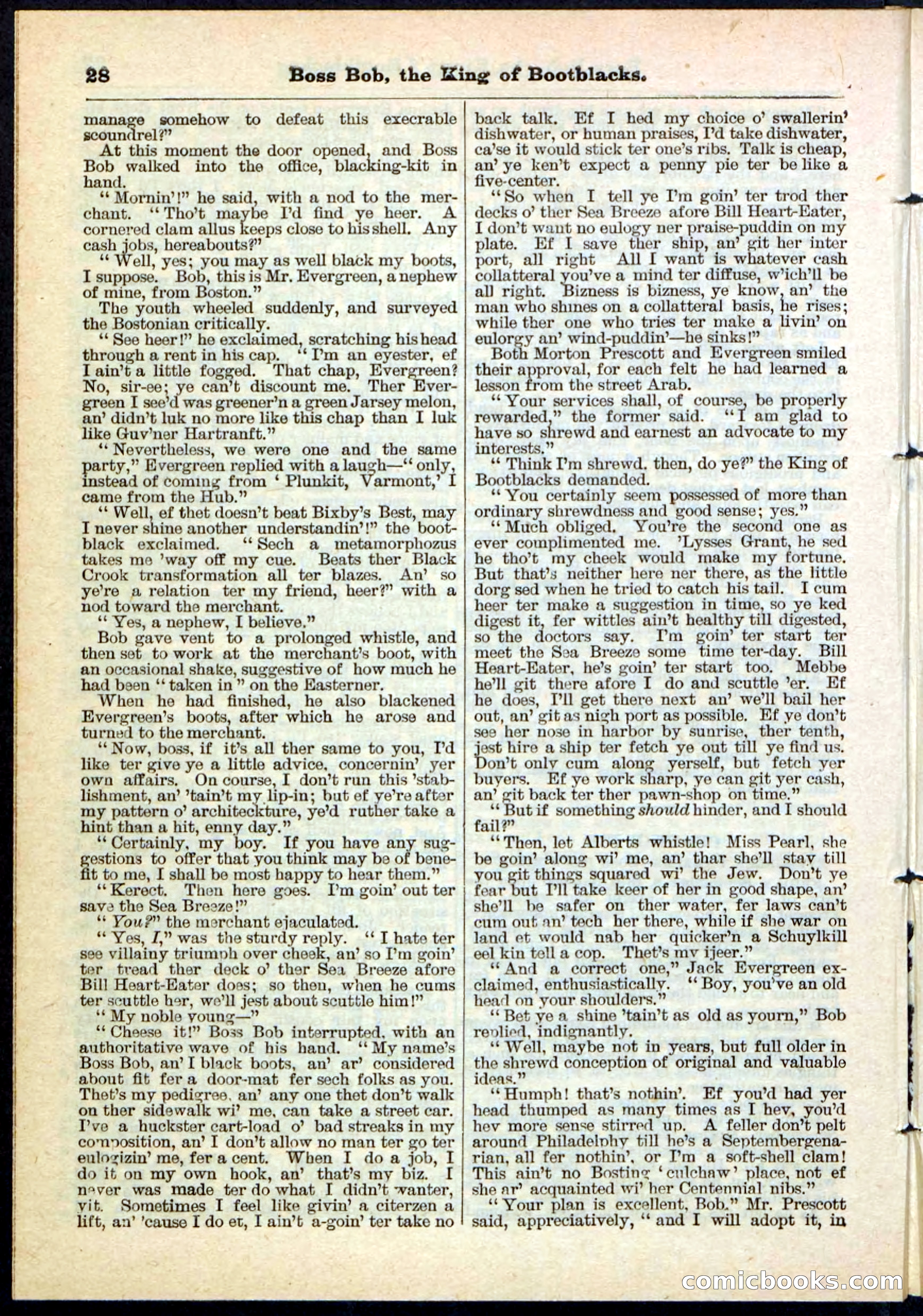 Beadle's Pocket Library No. 111 — page 28 of 32