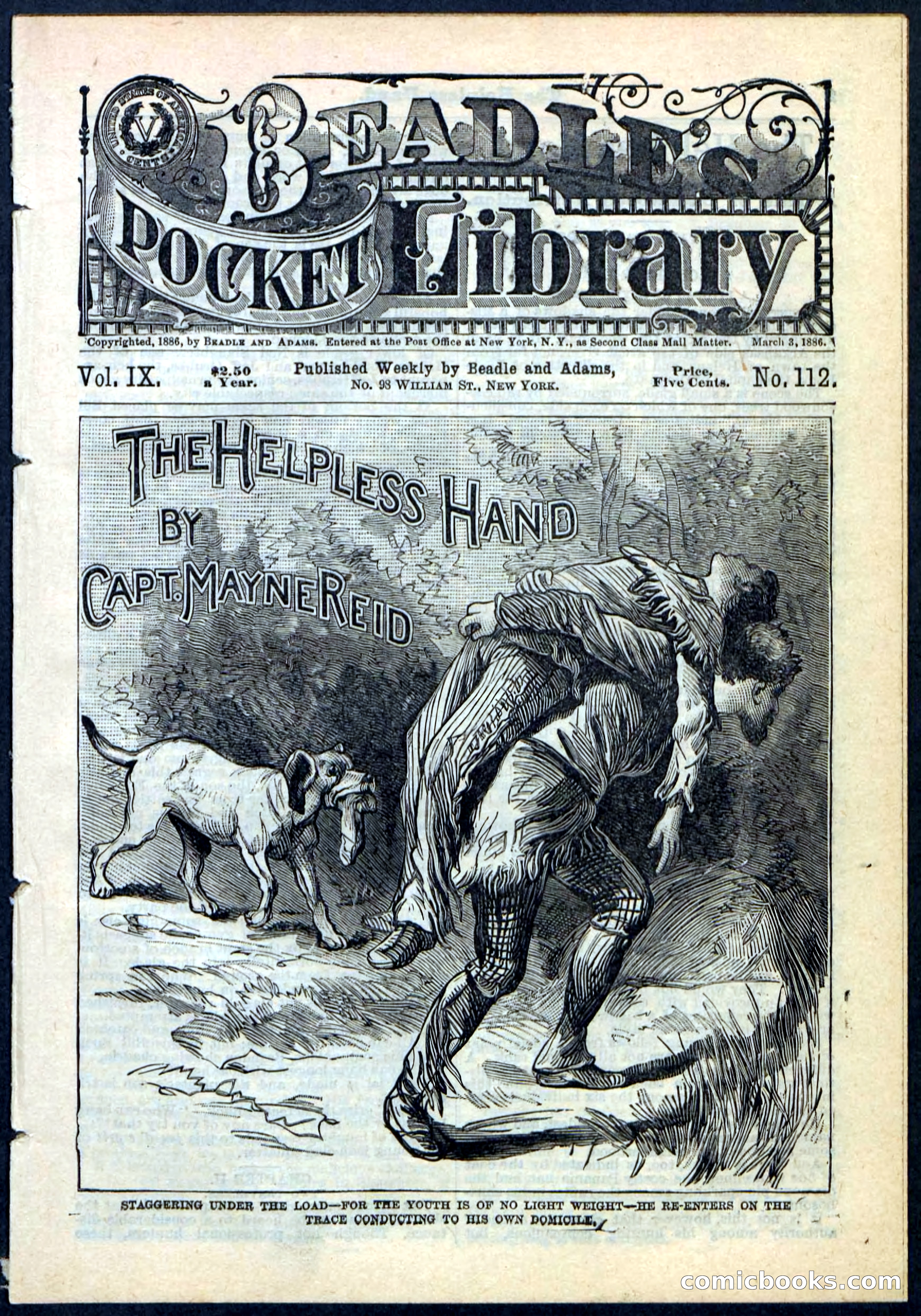 Beadle's Pocket Library, No. 112 — page 1 of 32