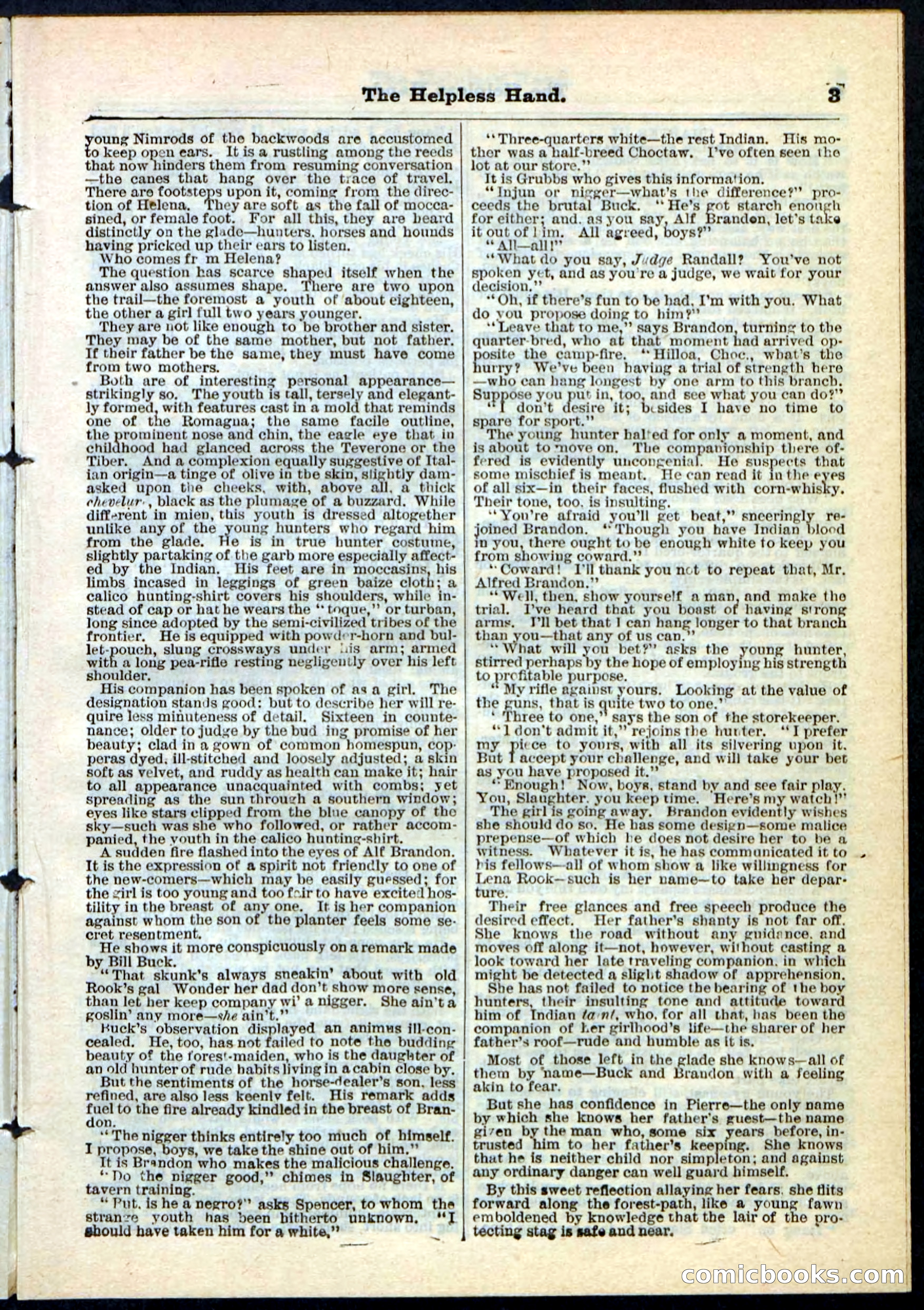 Beadle's Pocket Library, No. 112 — page 3 of 32