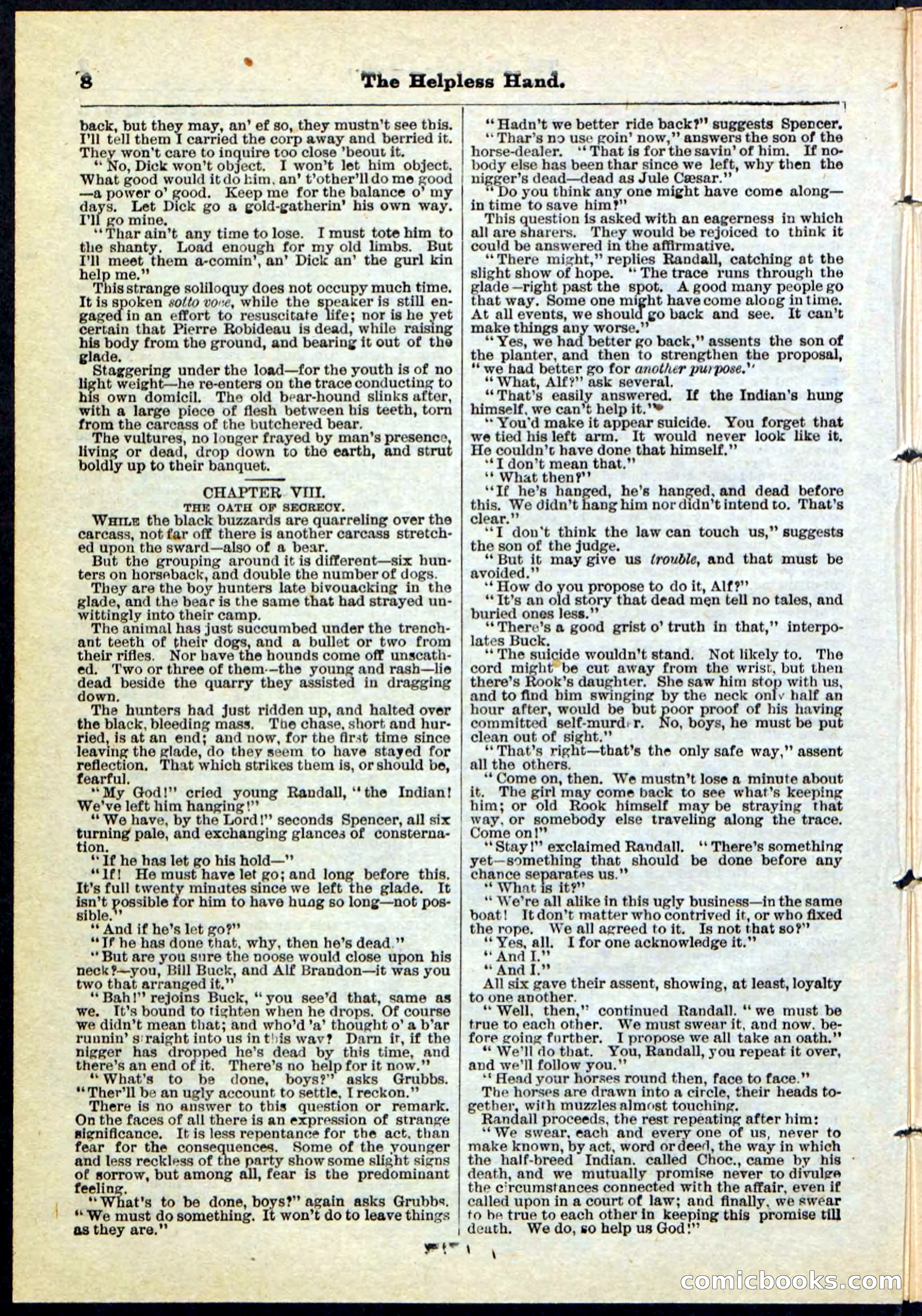 Beadle's Pocket Library, No. 112 — page 8 of 32