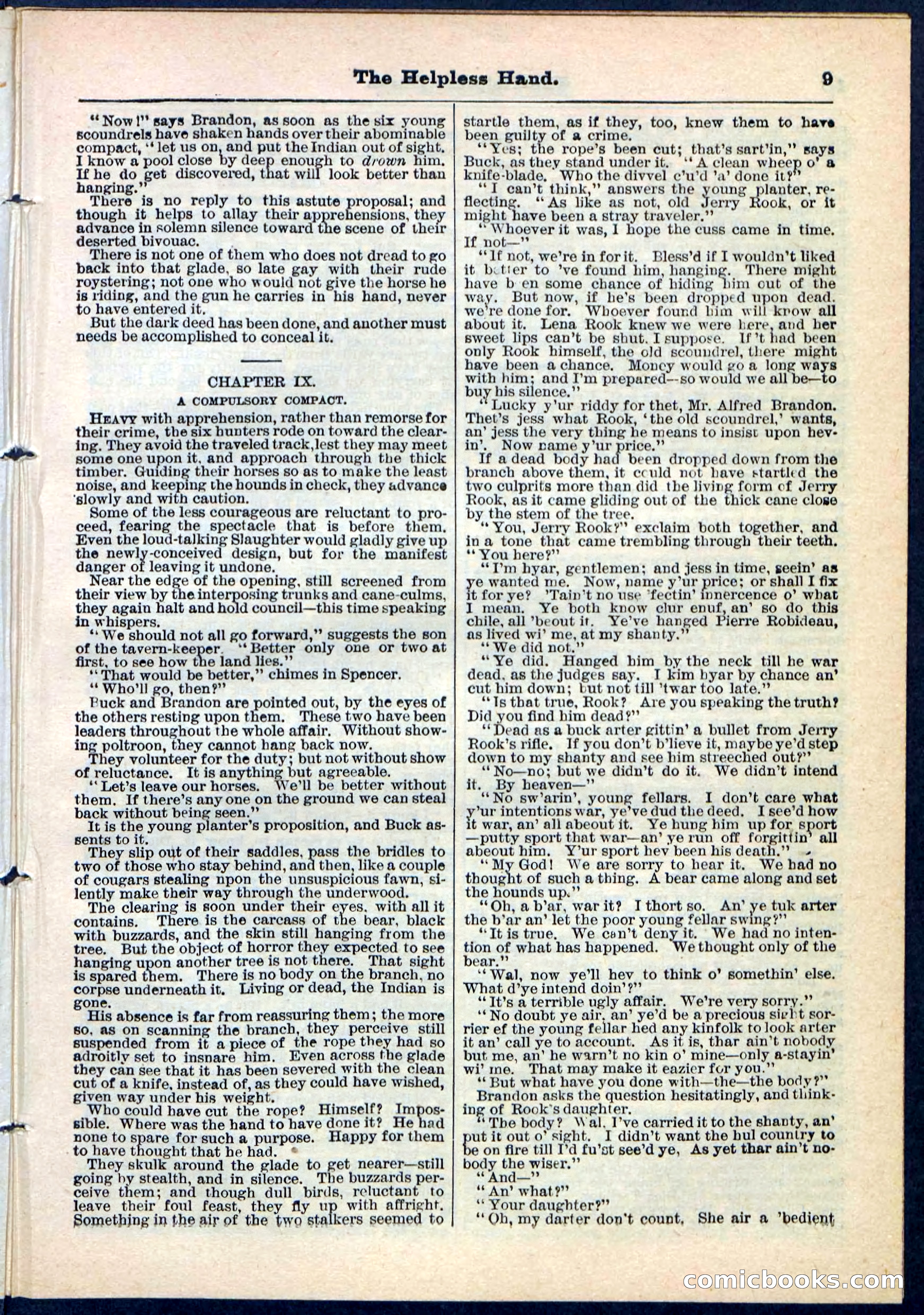 Beadle's Pocket Library, No. 112 — page 9 of 32