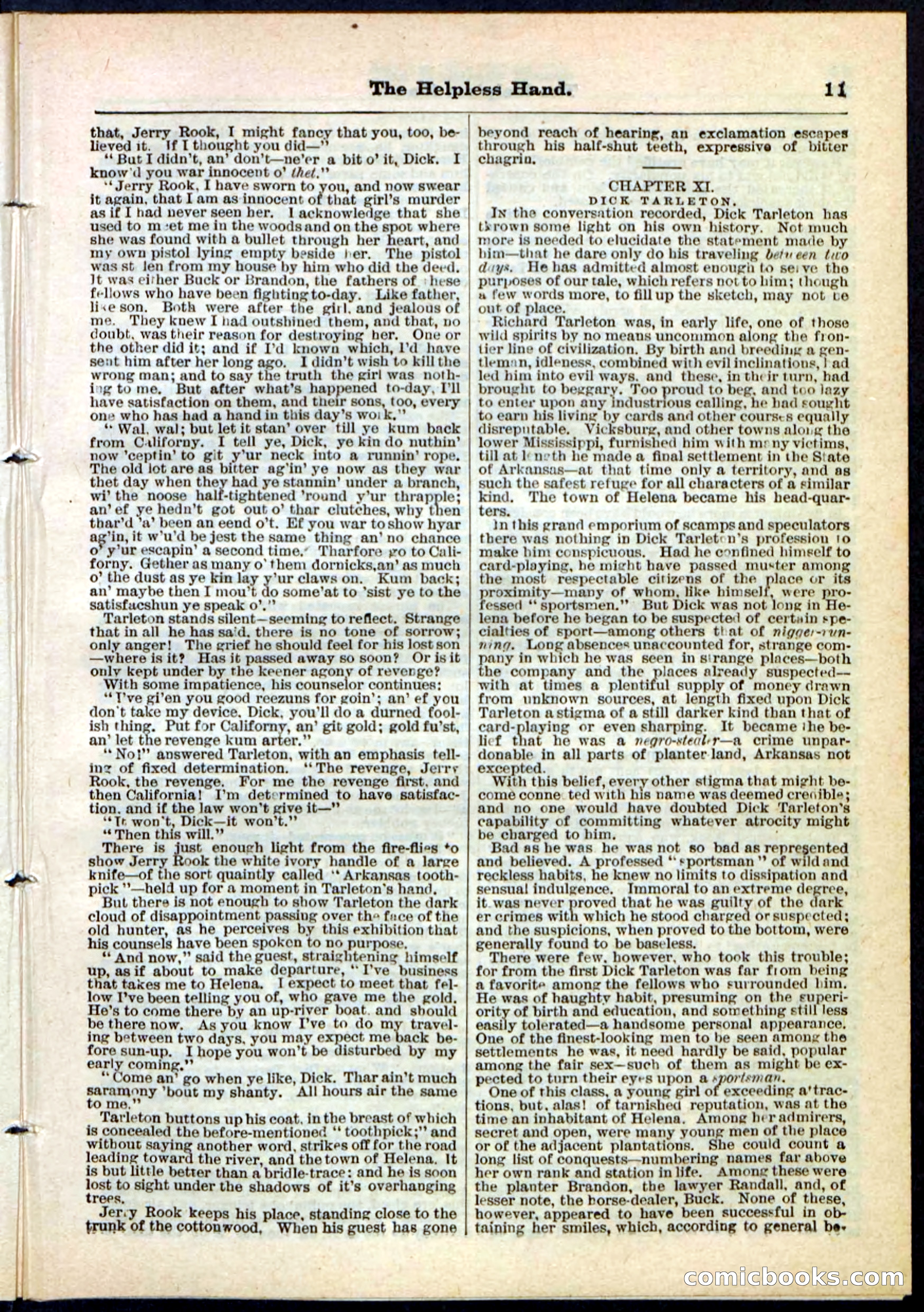 Beadle's Pocket Library, No. 112 — page 11 of 32