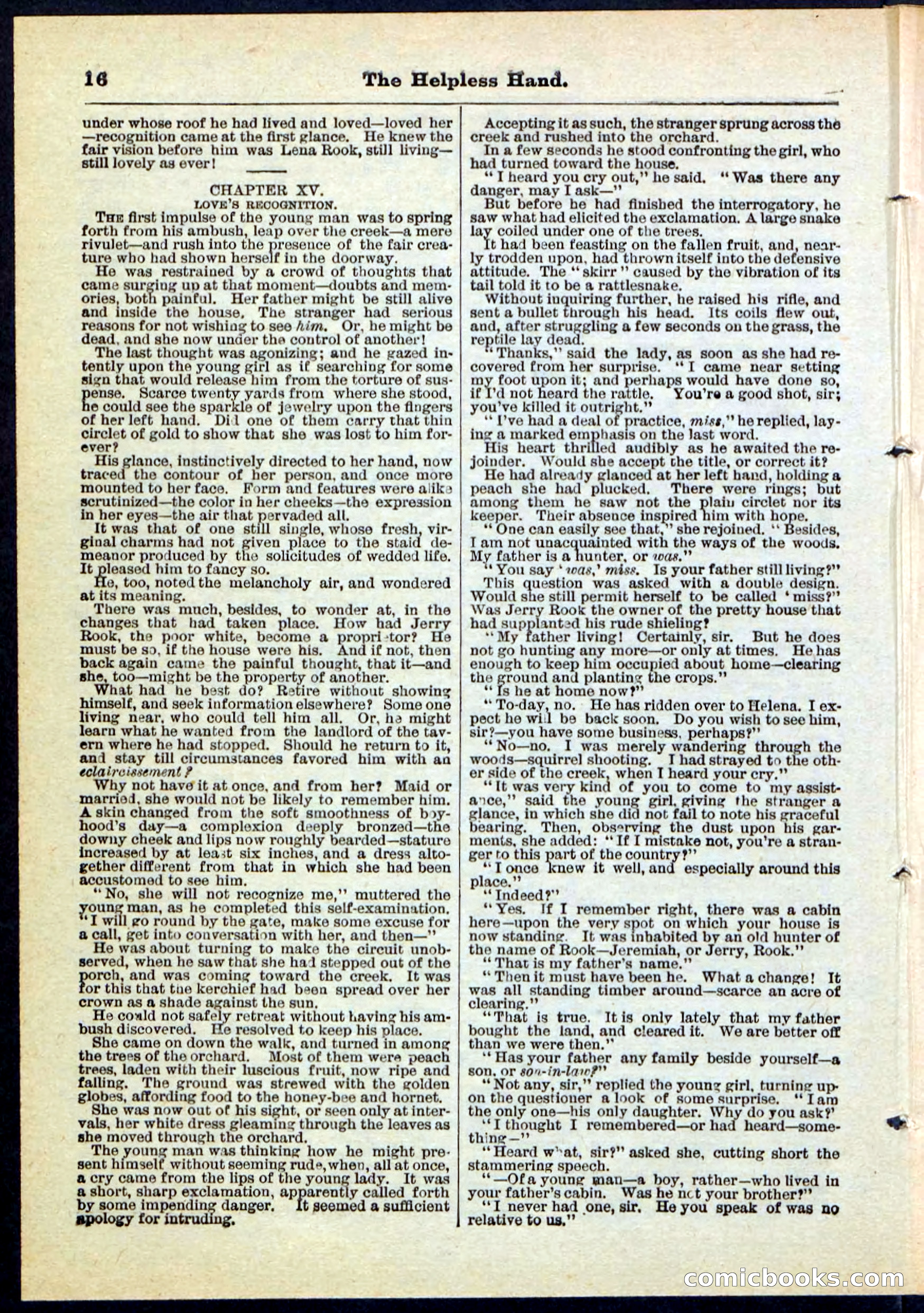 Beadle's Pocket Library, No. 112 — page 16 of 32