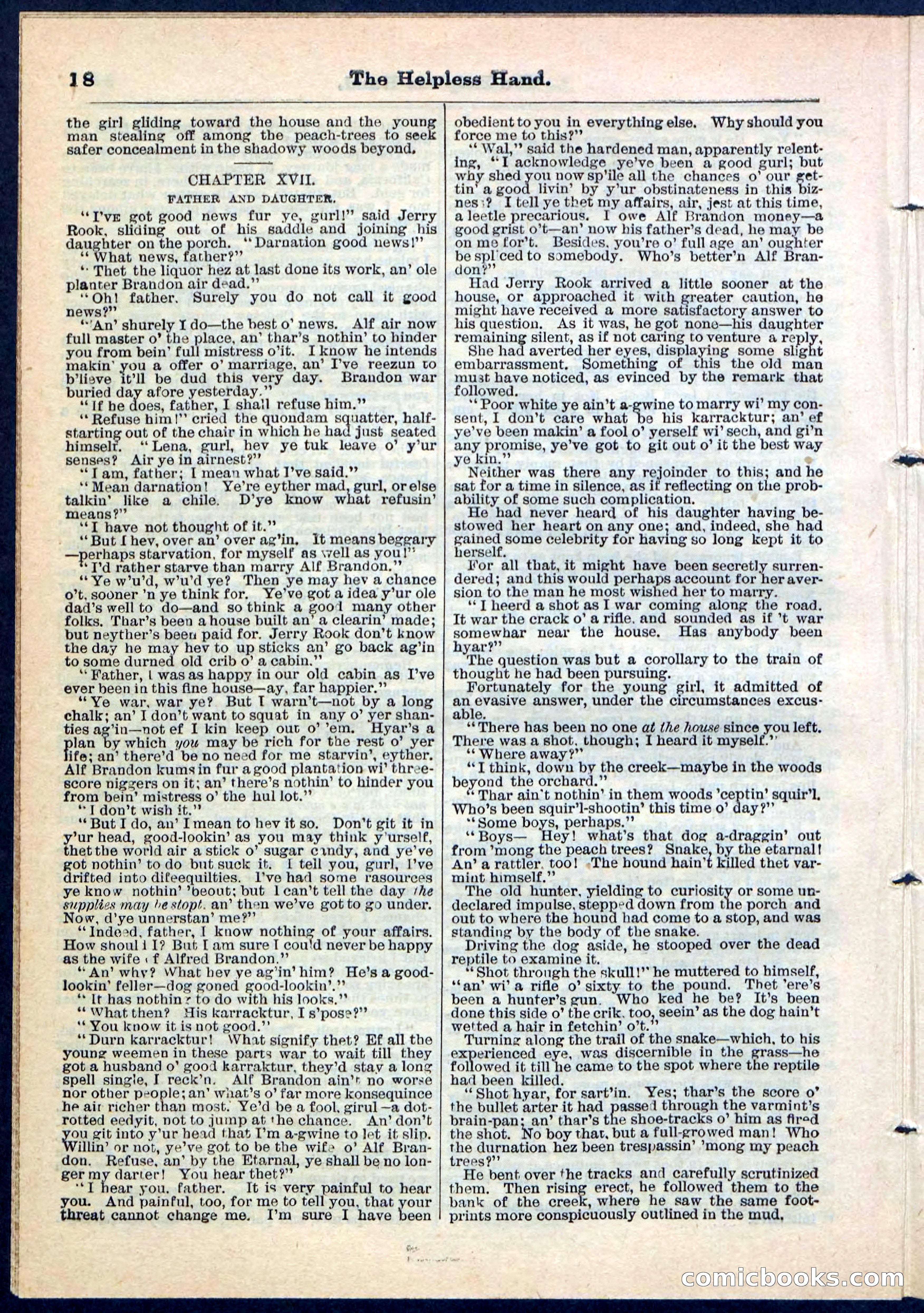 Beadle's Pocket Library, No. 112 — page 18 of 32